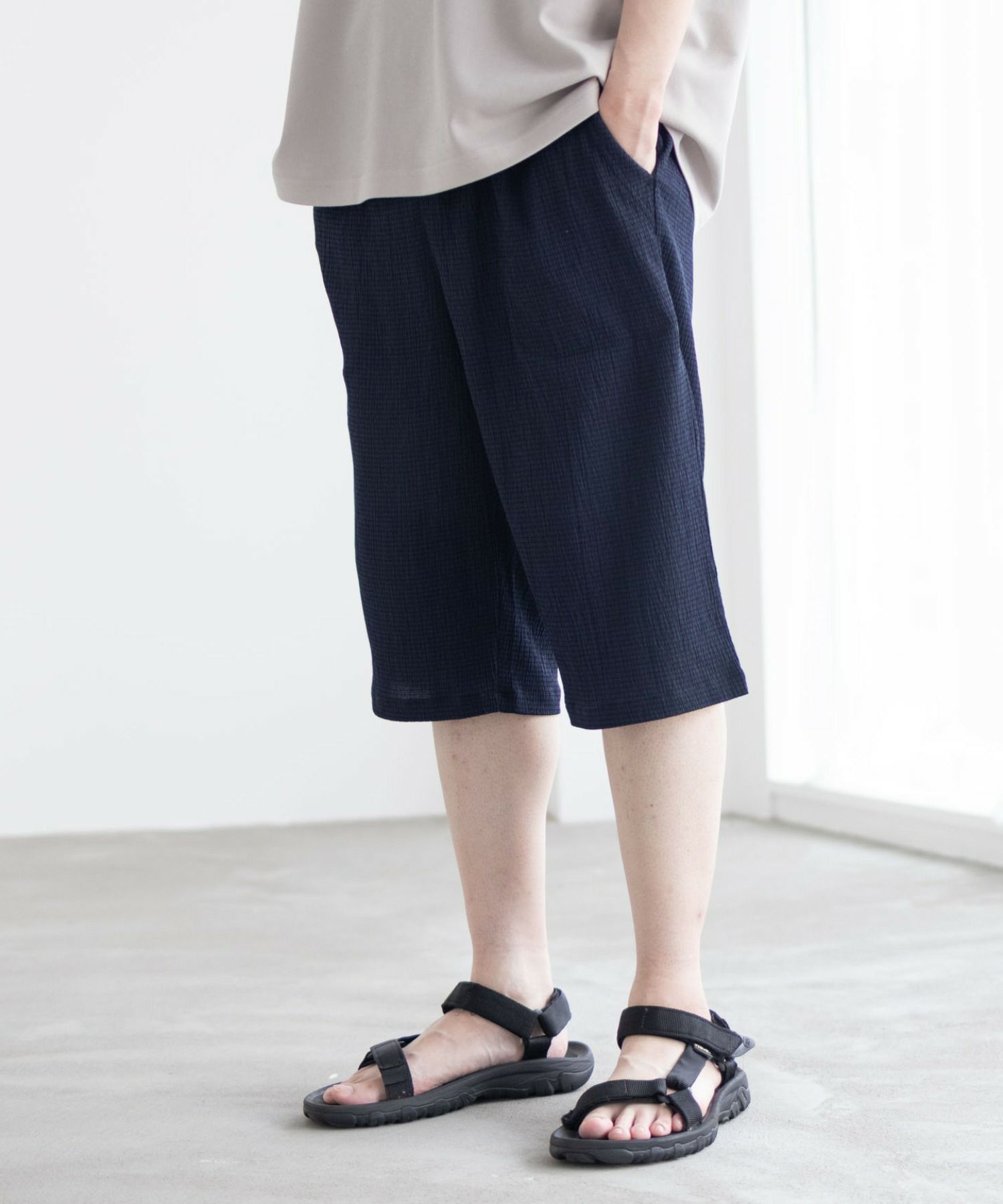 NAVY  楊柳ステテコ メンズ商品画像-4