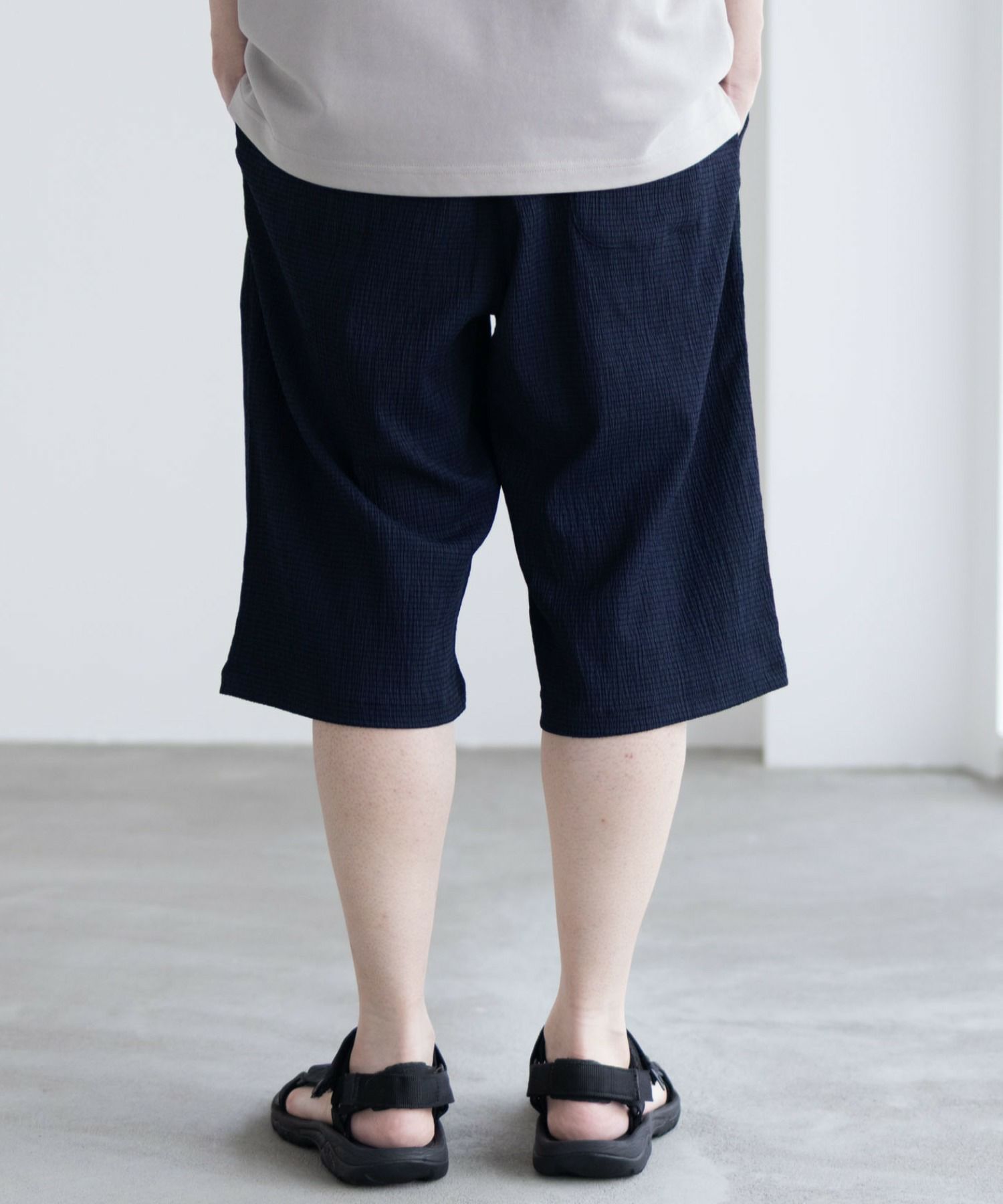 NAVY 楊柳ステテコ メンズ