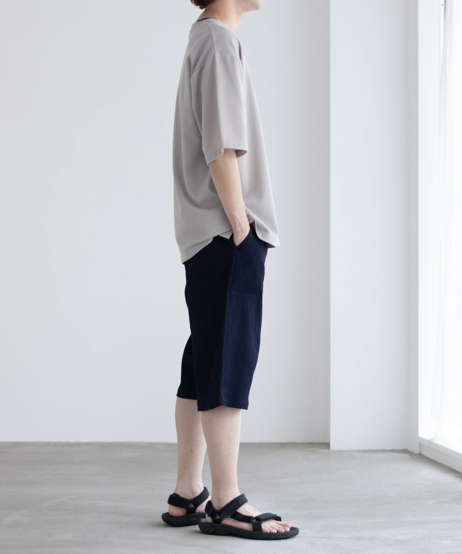 NAVY 楊柳ステテコ メンズ