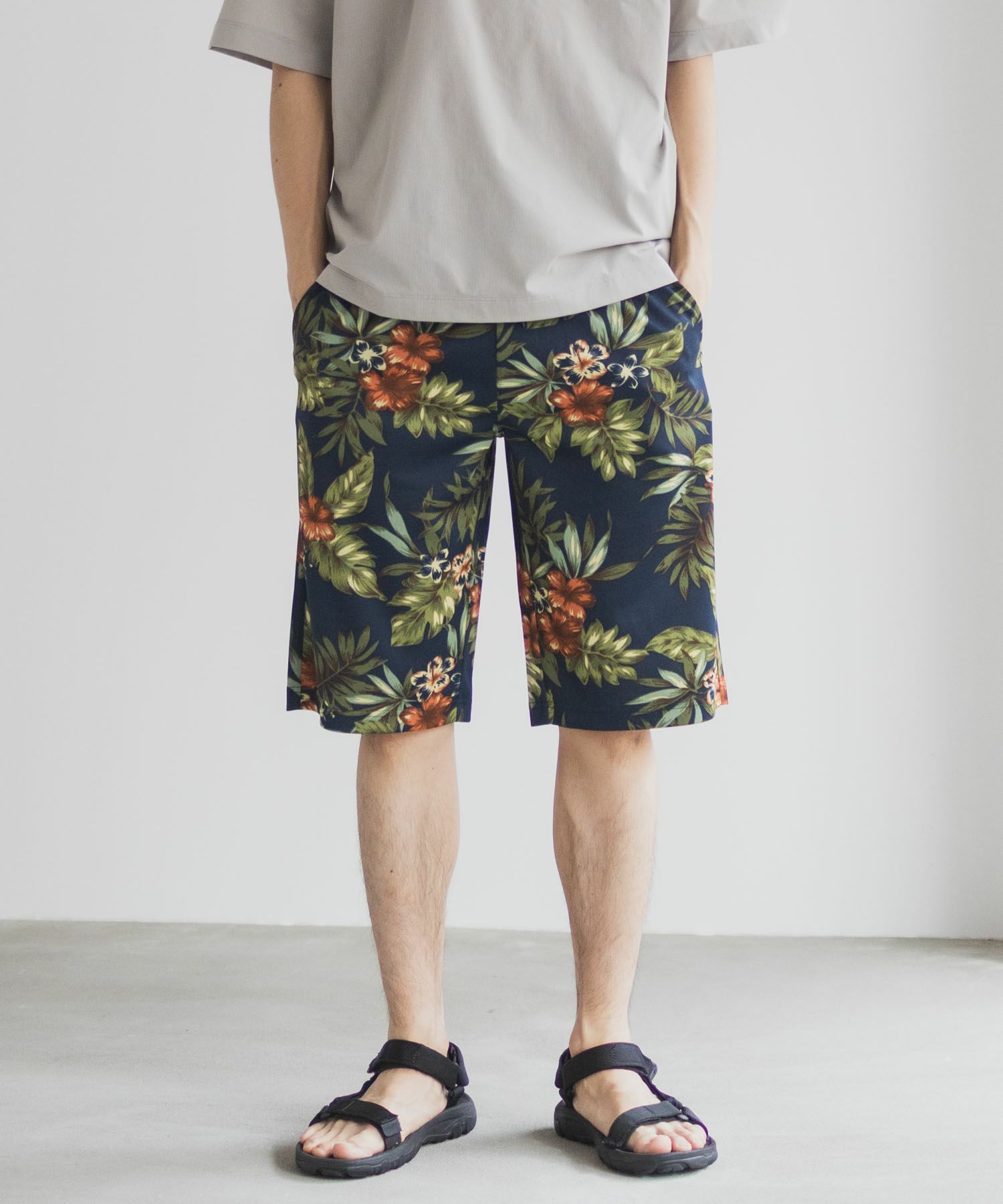 NAVY ハニカムメッシュショートパンツ メンズ商品画像-1