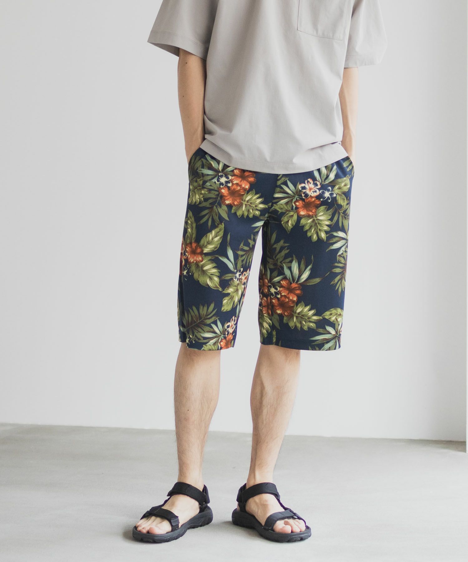 NAVY ハニカムメッシュショートパンツ メンズ