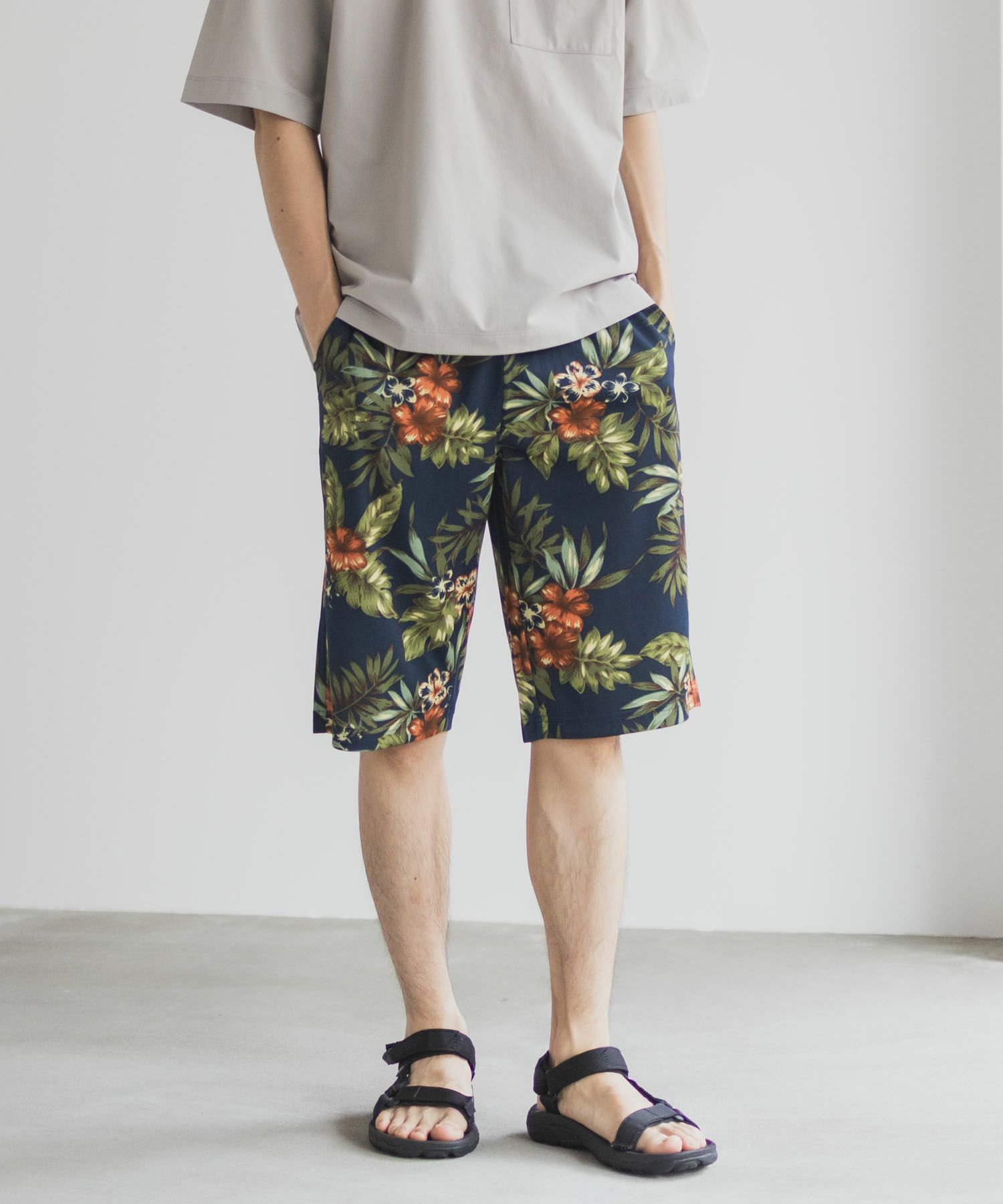 NAVY ハニカムメッシュショートパンツ メンズ