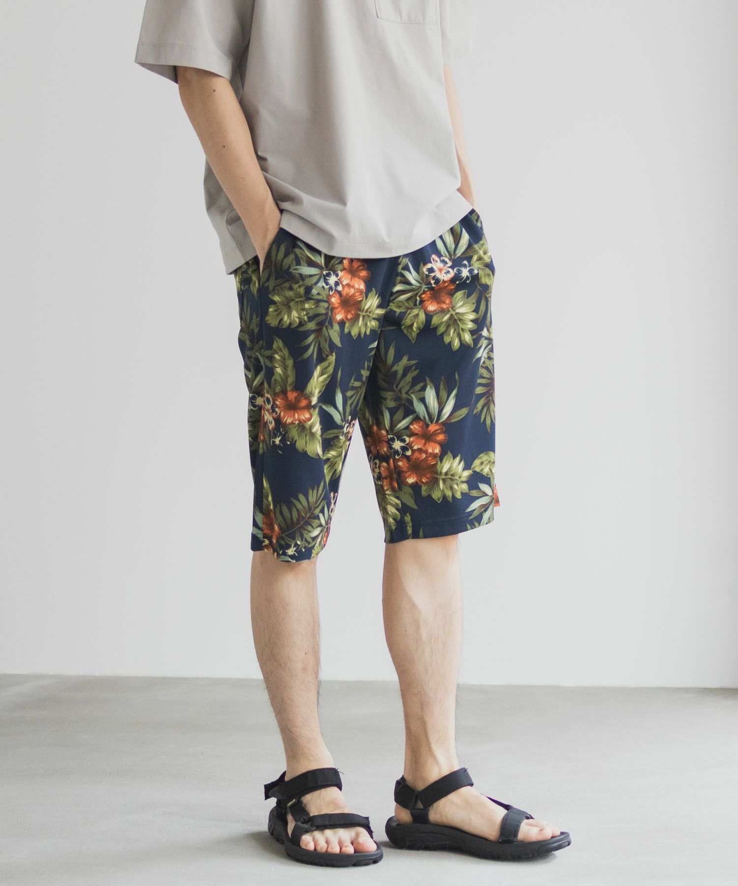 NAVY ハニカムメッシュショートパンツ メンズ