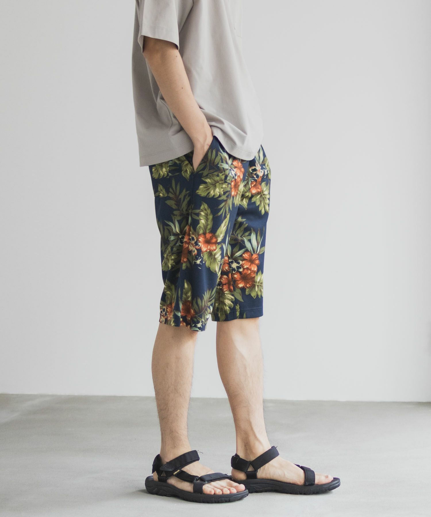 NAVY ハニカムメッシュショートパンツ メンズ