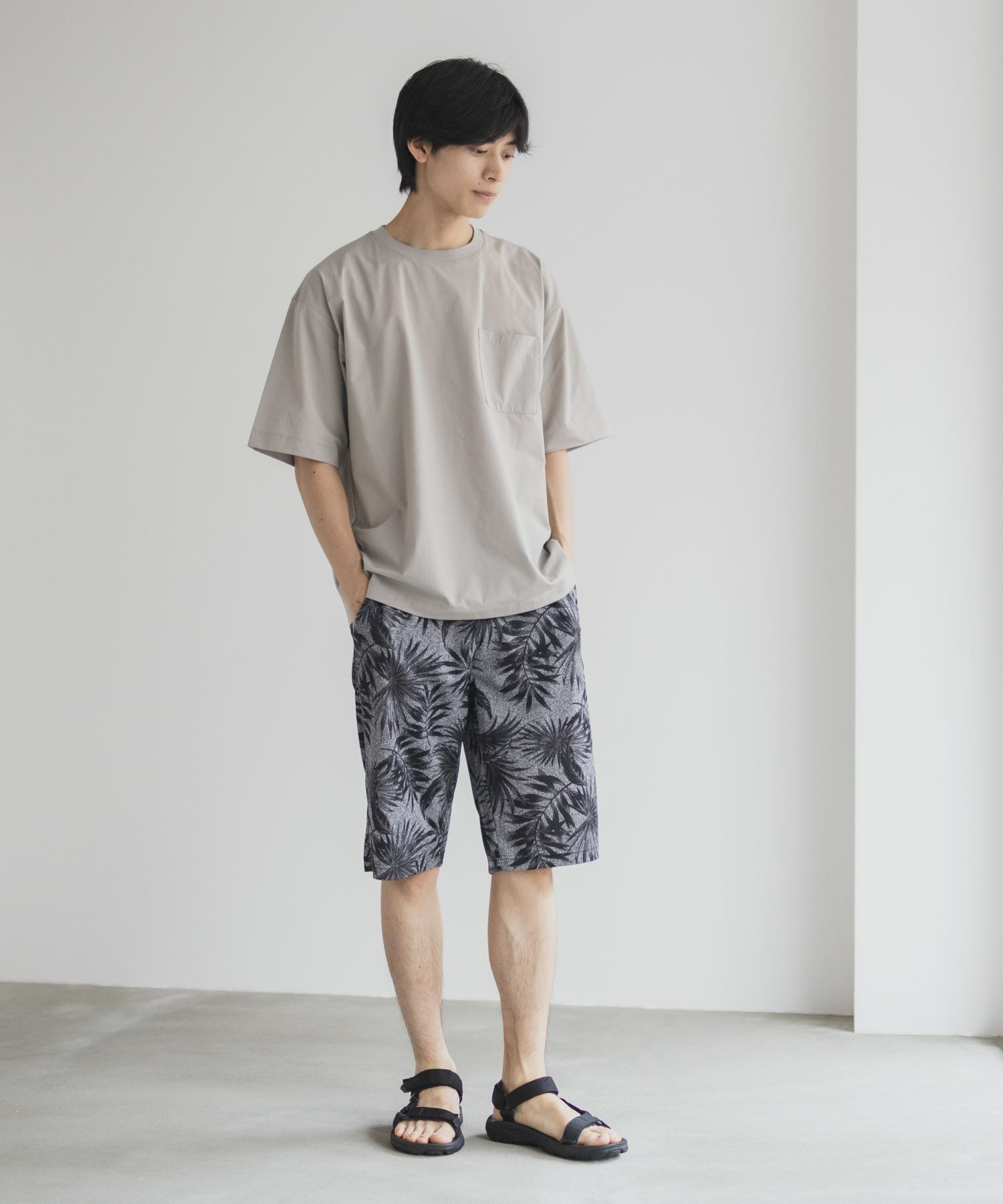 NAVY ハニカムメッシュショートパンツ メンズ