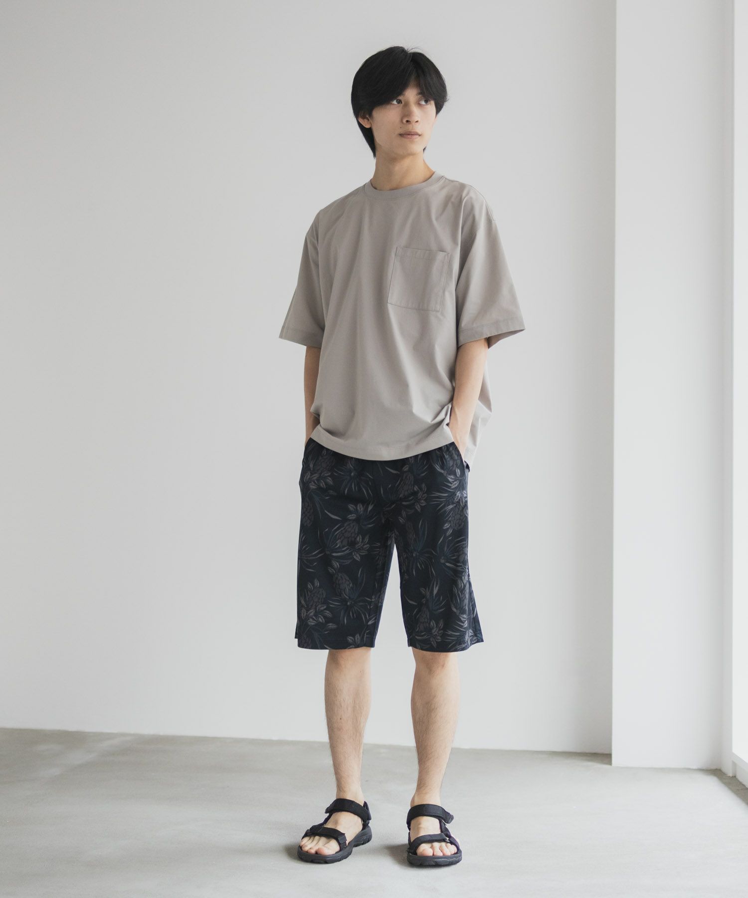NAVY ハニカムメッシュショートパンツ メンズ