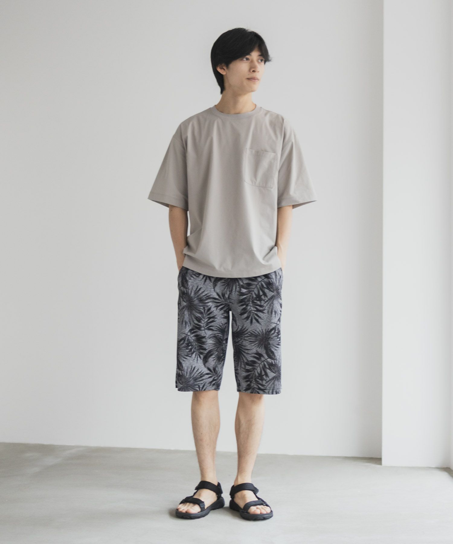 NAVY ハニカムメッシュショートパンツ メンズ