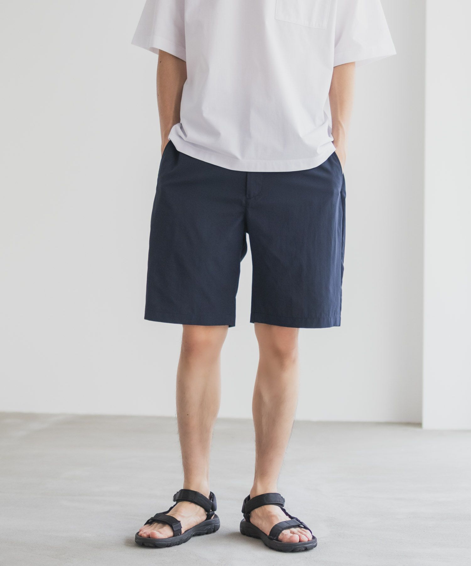 NAVY KAZETOSU メッシュハーフパンツ メンズ