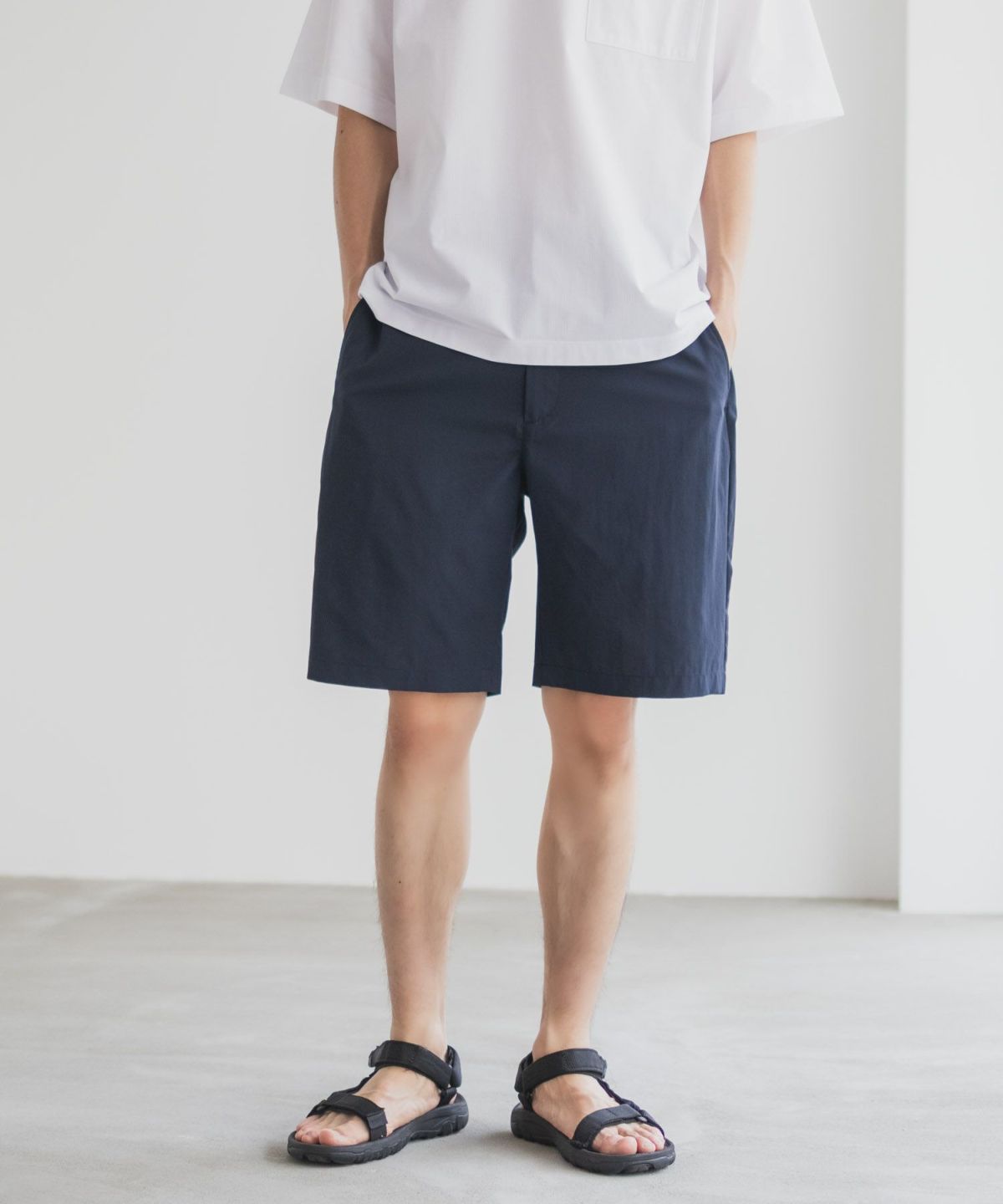 NAVY KAZETOSU メッシュハーフパンツ メンズ