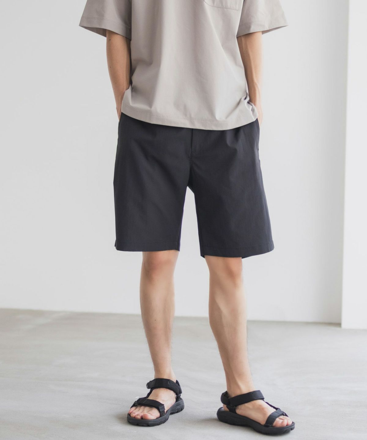 NAVY KAZETOSU メッシュハーフパンツ メンズ