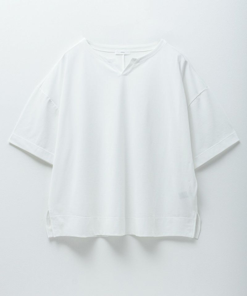 nAvy  エブリーT 汗じみ軽減 キーネックTシャツ レディース メール便 対応商品商品画像-25