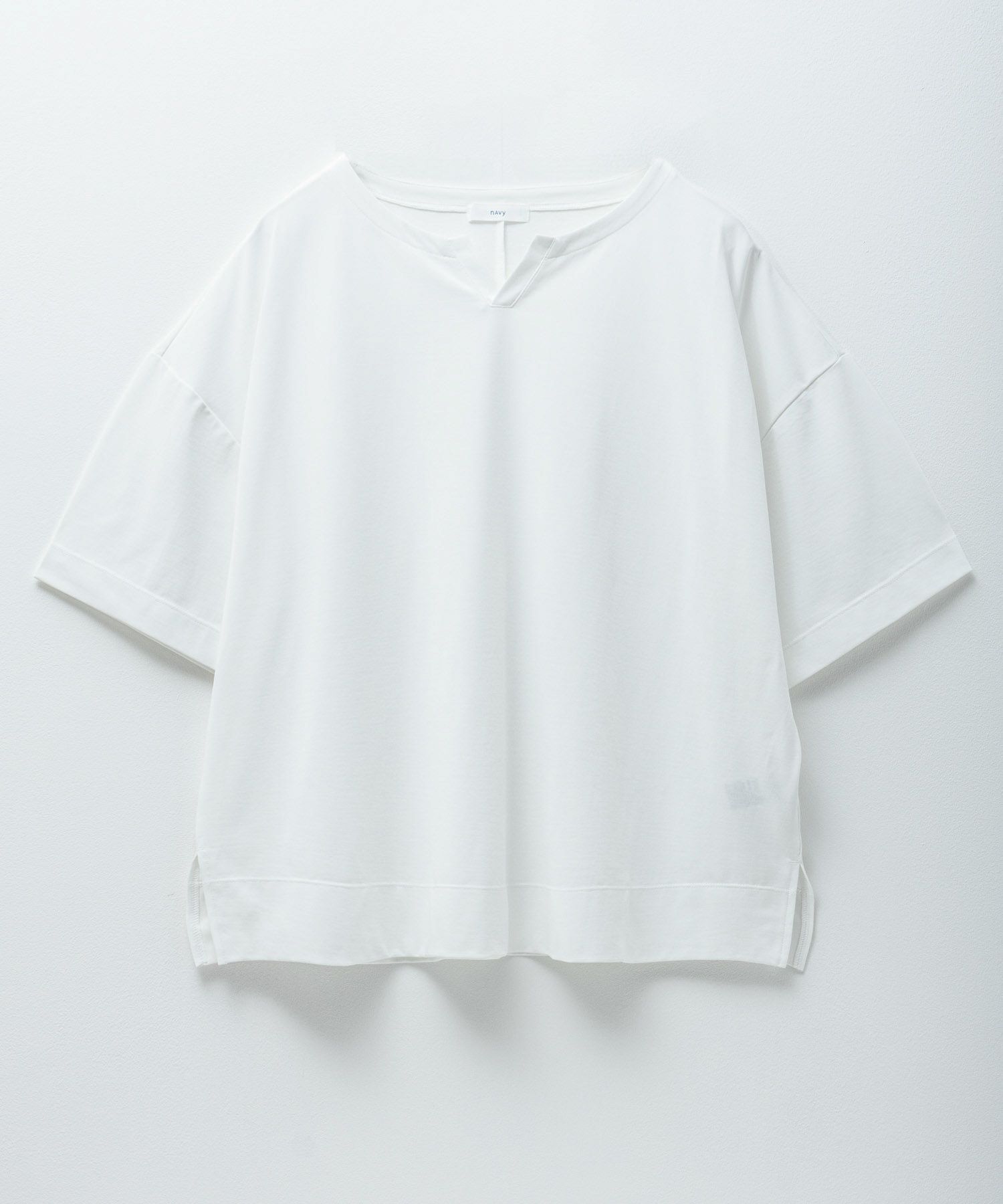 nAvy エブリーT 汗じみ軽減 キーネックTシャツ レディース ネコポス 対応商品