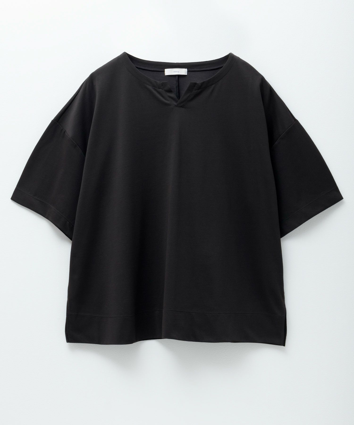 nAvy エブリーT 汗じみ軽減 キーネックTシャツ レディース ネコポス 対応商品