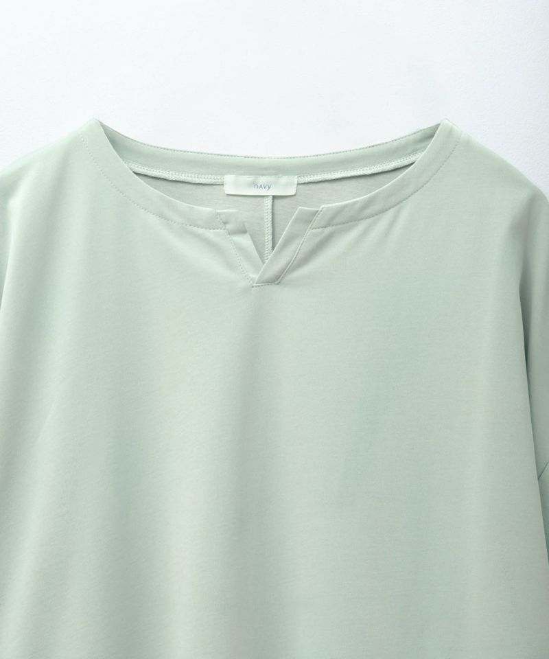 nAvy  エブリーT 汗じみ軽減 キーネックTシャツ レディース メール便 対応商品商品画像-31