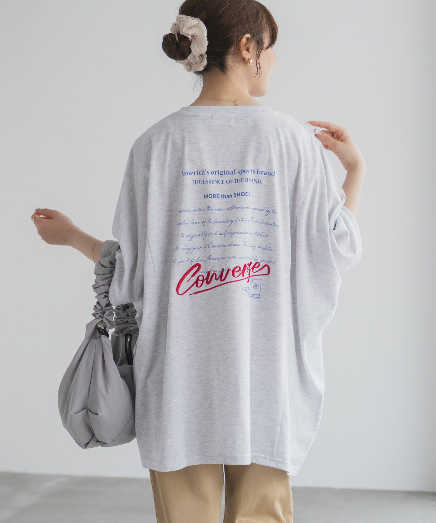 CONVERSE ビッグチュニックTシャツ レディース ネコポス 対応商品