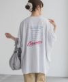 CONVERSE  ビッグチュニックTシャツ レディース メール便 対応商品商品サムネイル-2