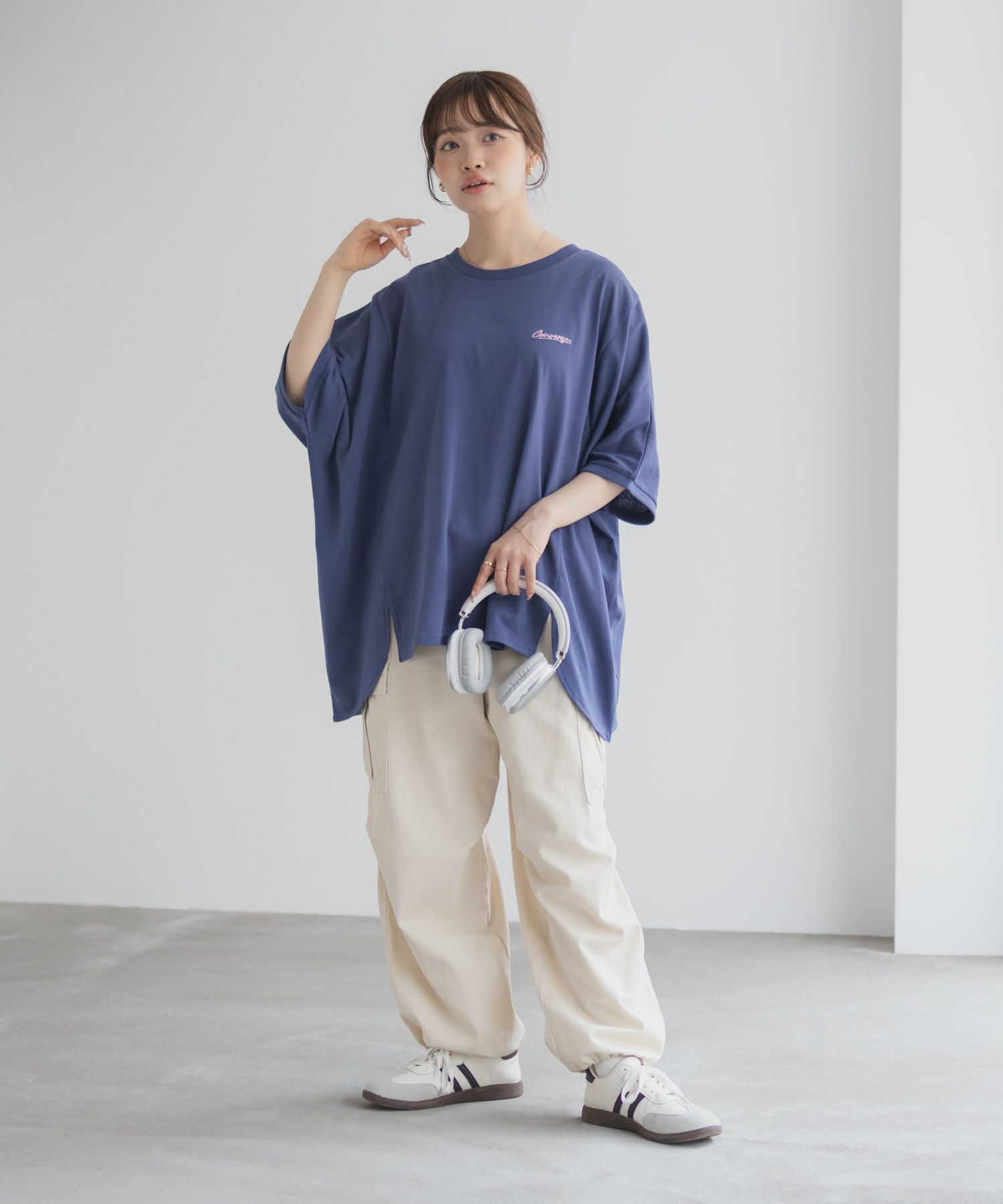 CONVERSE  ビッグチュニックTシャツ レディース メール便 対応商品商品画像-10