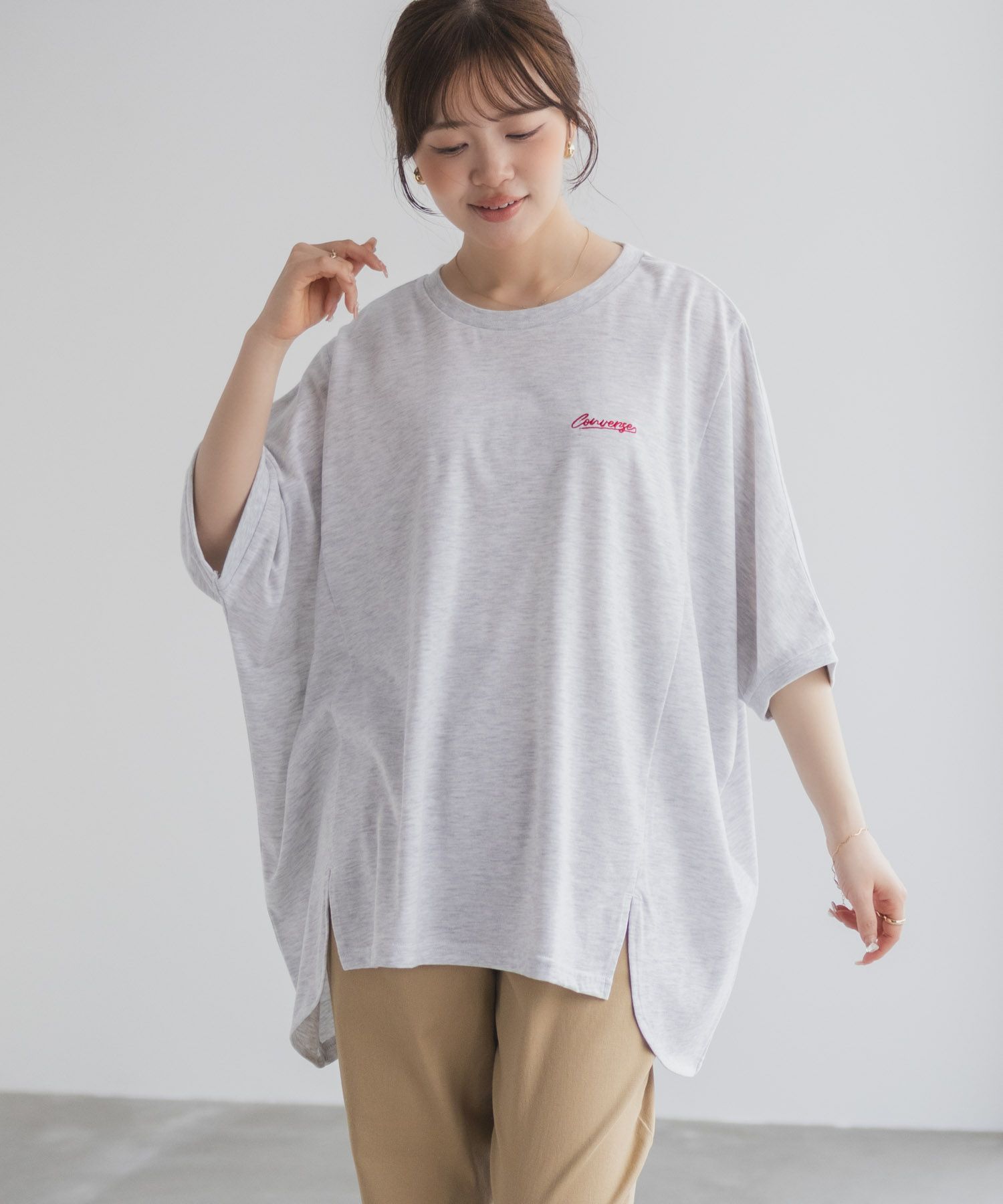 CONVERSE ビッグチュニックTシャツ レディース ネコポス 対応商品