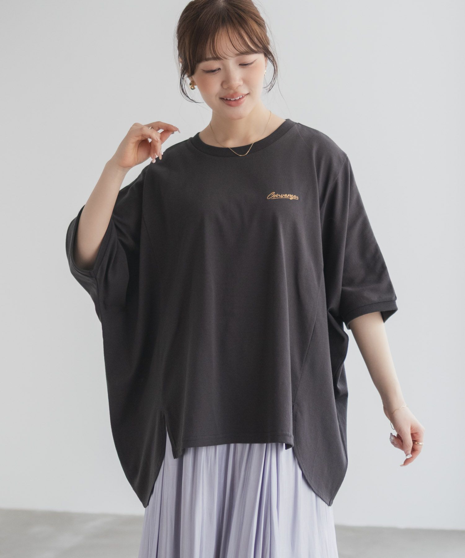 CONVERSE ビッグチュニックTシャツ レディース ネコポス 対応商品