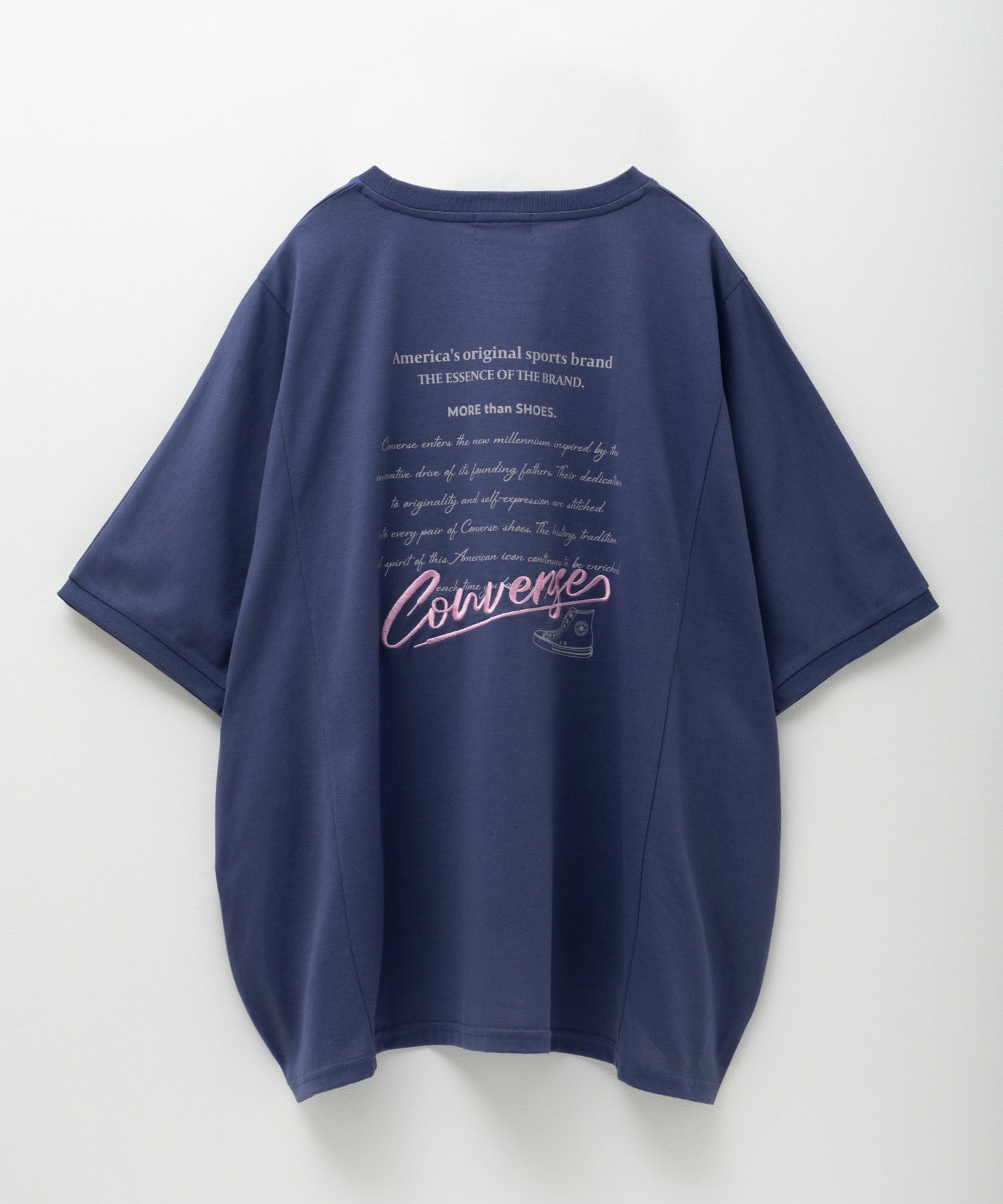 CONVERSE ビッグチュニックTシャツ レディース メール便 対応商品商品画像-22