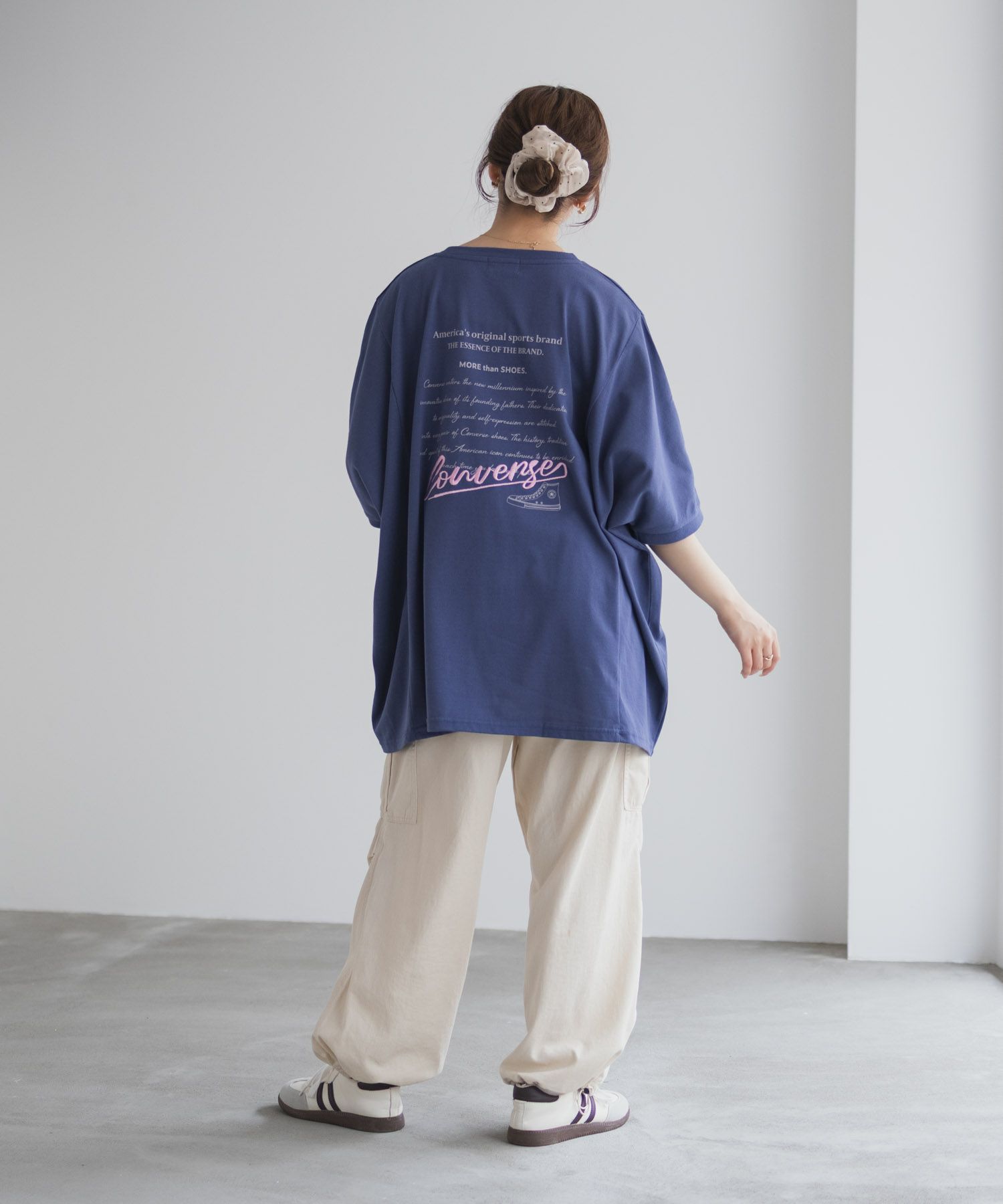 CONVERSE  ビッグチュニックTシャツ レディース メール便 対応商品商品サムネイル-35