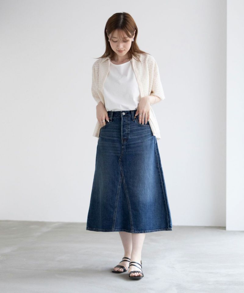 LEVI'S(R) ハイライズ Aライン デコンスカート Levi's(R) ハイライズ Aラインスカート レディース