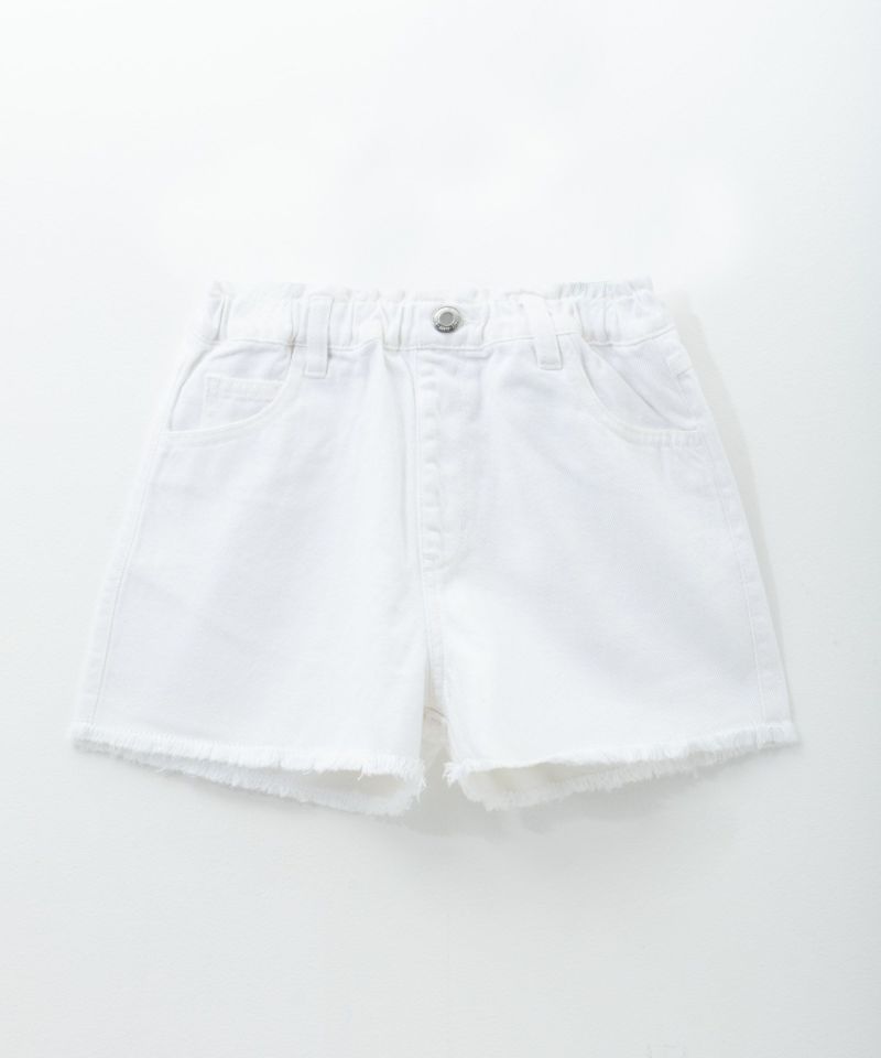 NAVY  カツラギフリンジショートパンツ キッズ商品画像-1