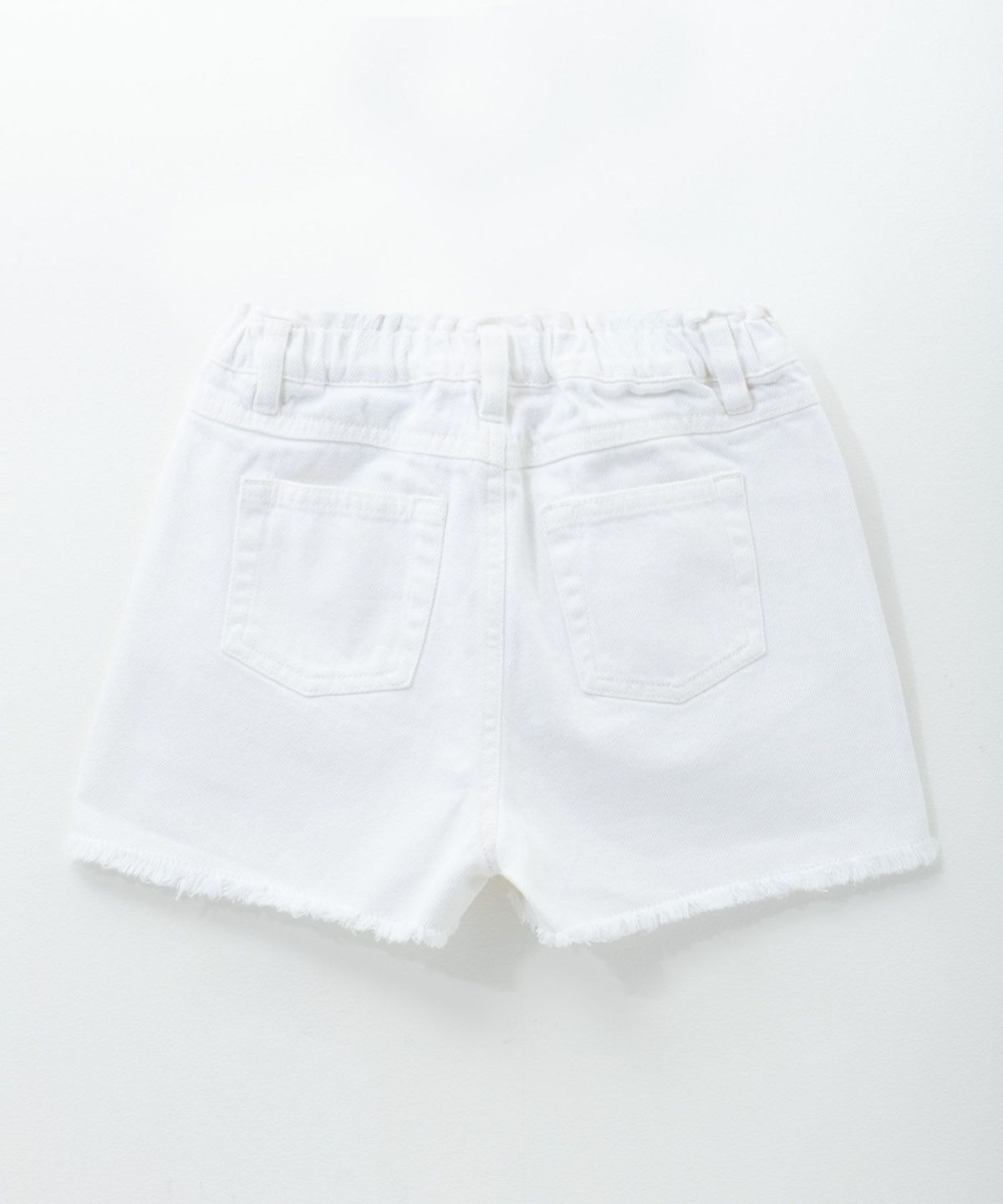 NAVY カツラギフリンジショートパンツ キッズ