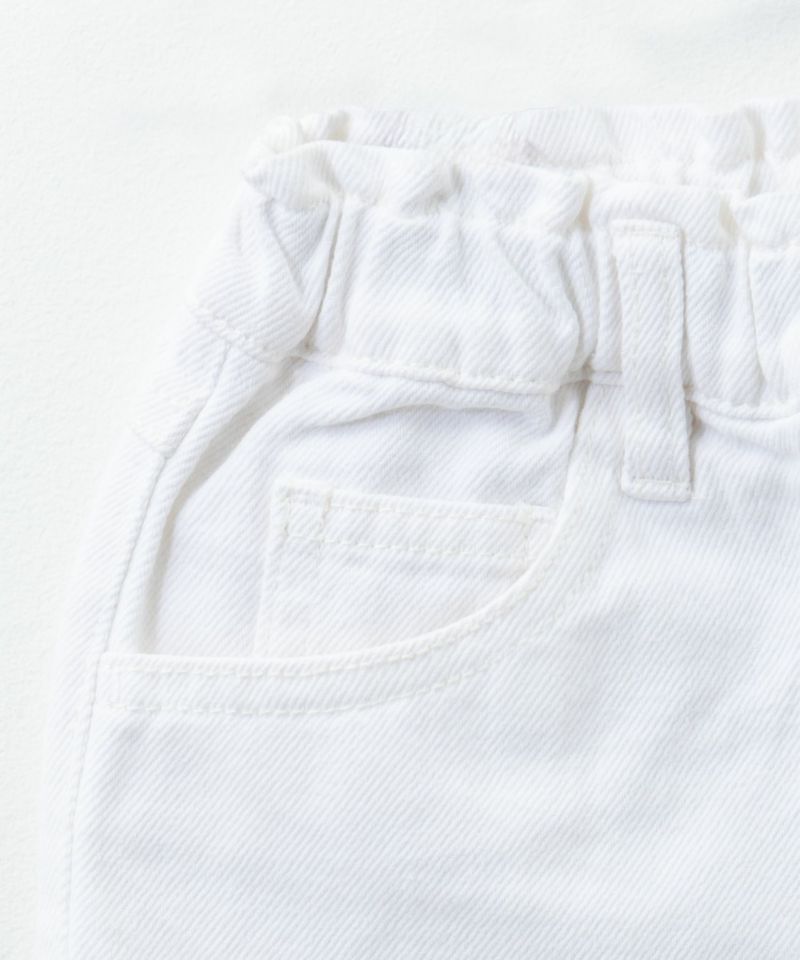 NAVY  カツラギフリンジショートパンツ キッズ商品画像-5