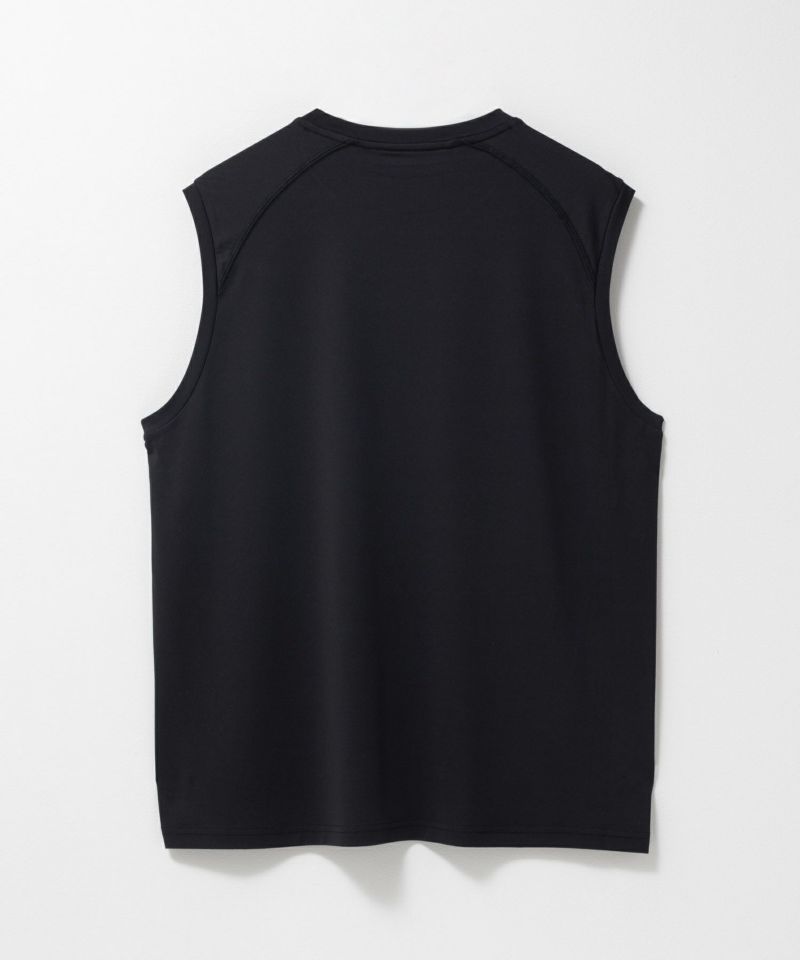 NAVY SARARI 鬼リピTee ドライストレッチノースリーブインナー メンズ メール便 対応商品商品画像-3