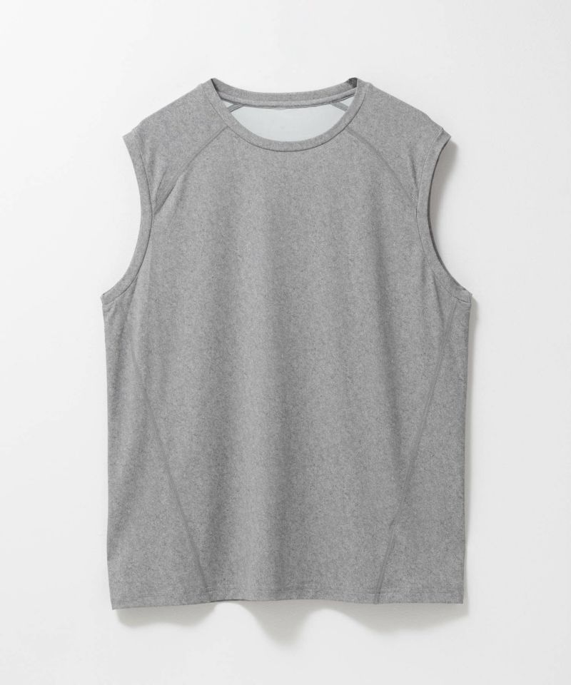 NAVY SARARI 鬼リピTee ドライストレッチノースリーブインナー メンズ メール便 対応商品商品画像-4