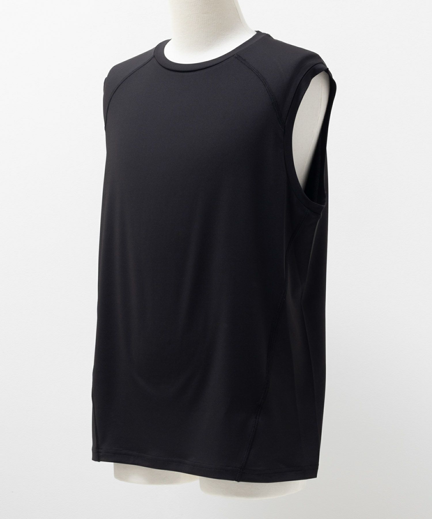 NAVY SARARI 鬼リピTee ドライストレッチノースリーブインナー メンズ メール便 対応商品商品サムネイル-10