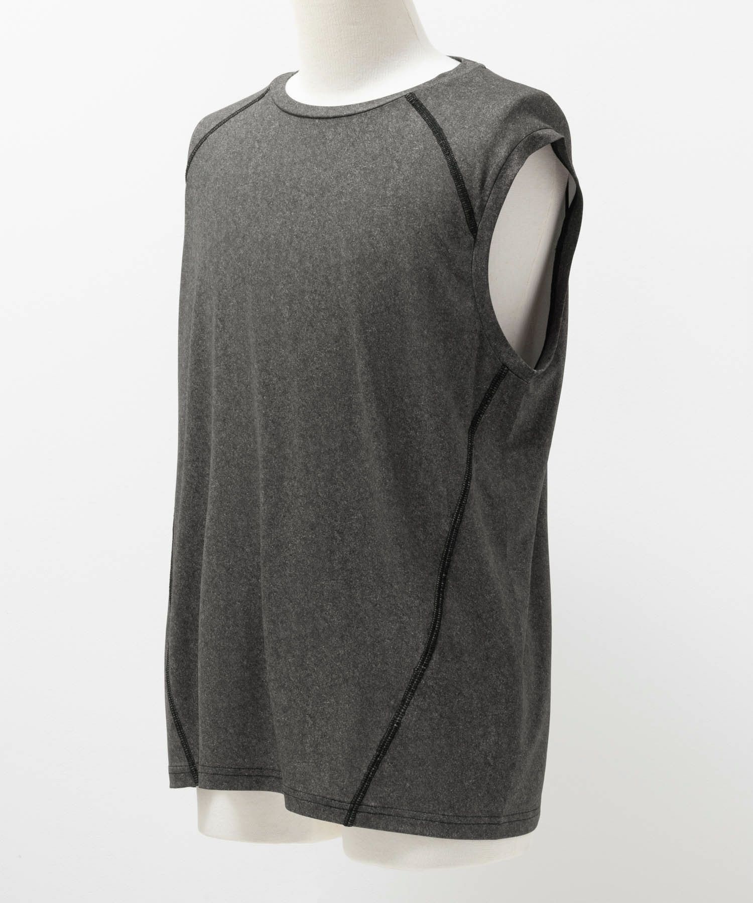 NAVY SARARI ドライストレッチノースリーブインナー メンズ ネコポス 対応商品