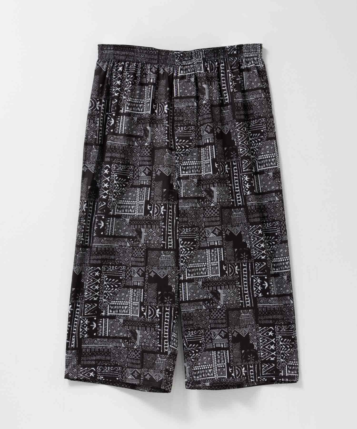 NAVY SARARI ドライストレッチロングトランクス ルームウェア メンズ商品画像-3