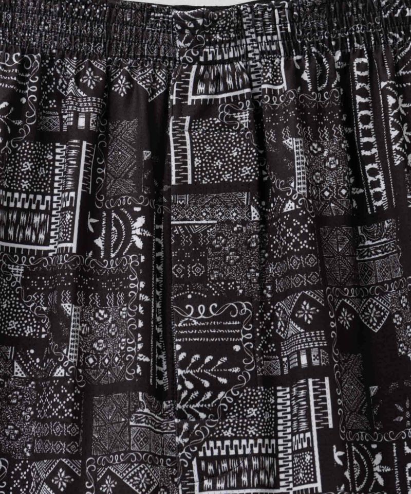 NAVY SARARI ドライストレッチロングトランクス ルームウェア メンズ商品画像-16