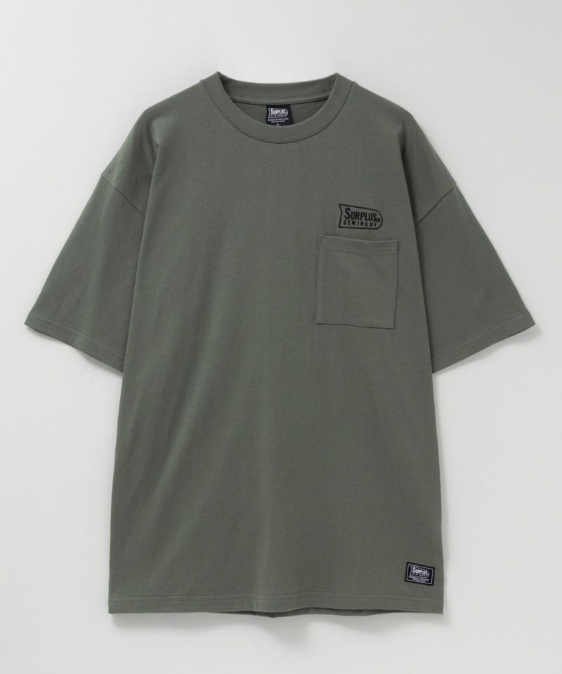 SURPLUS  ポケット付きTシャツ メンズ メール便 対応商品商品画像-5
