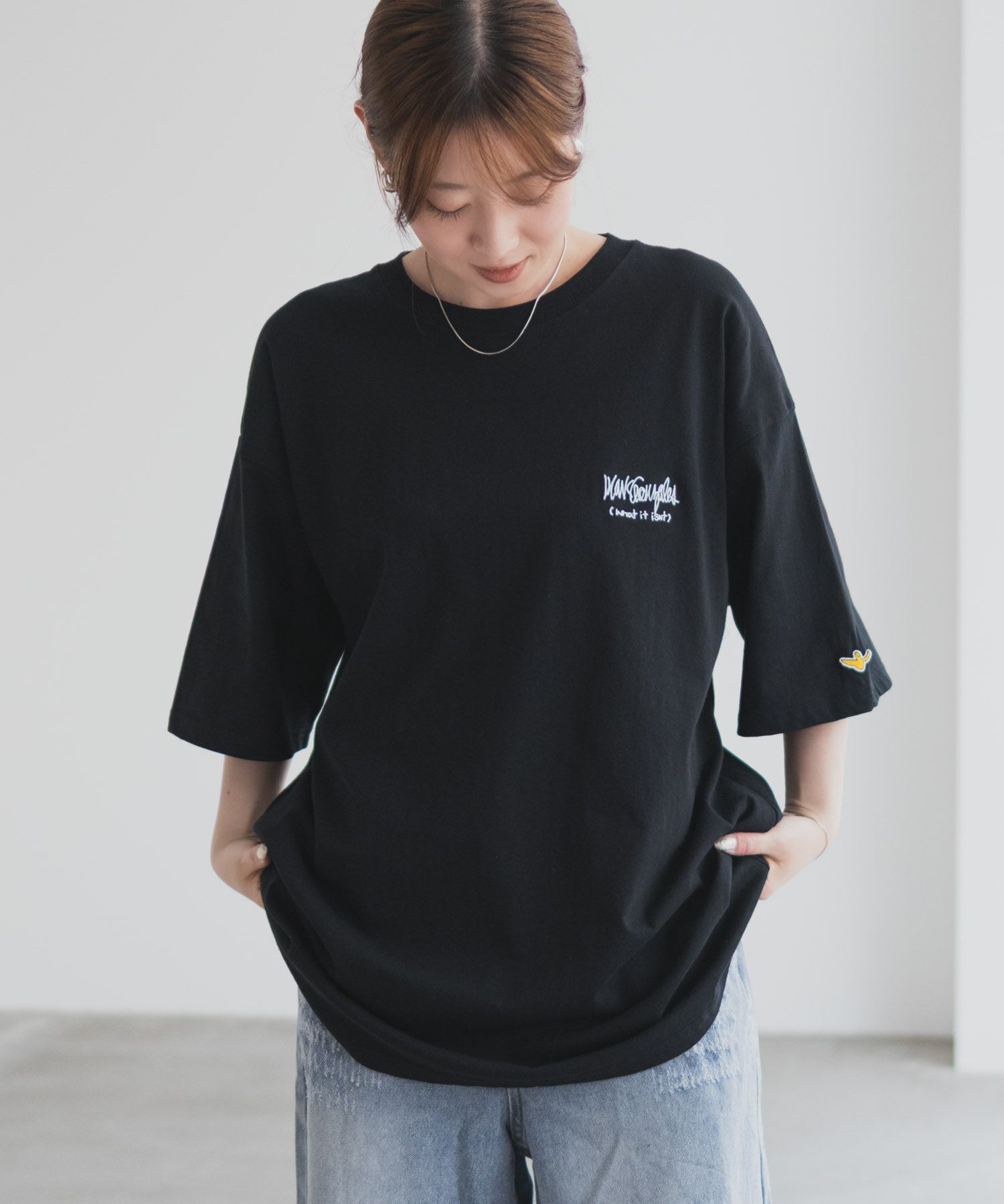  (What it isNt) ART BY MARK GONZALES リラックスフィットTシャツ メンズ ネコポス 対応商品