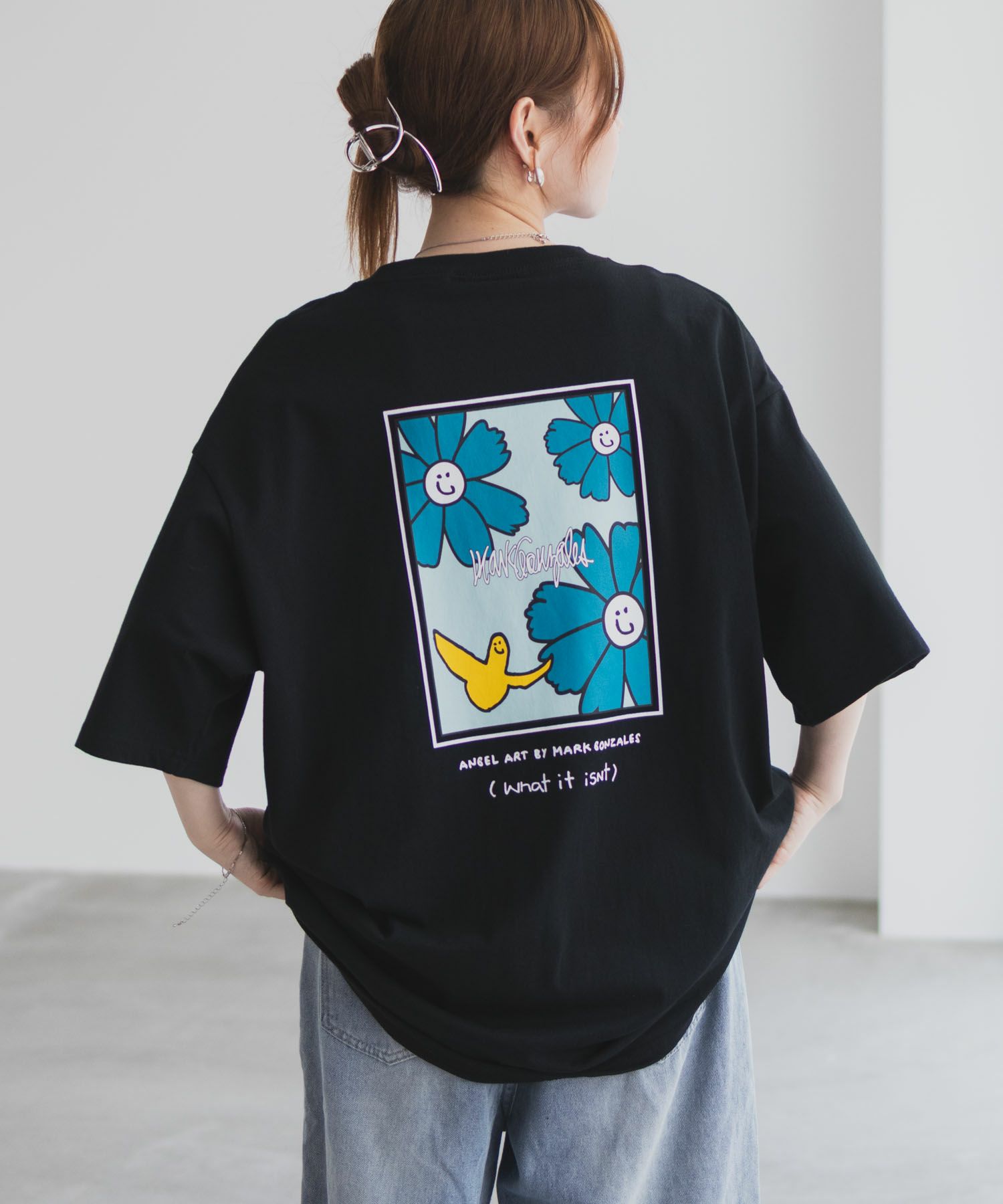  (What it isNt) ART BY MARK GONZALES リラックスフィットTシャツ メンズ ネコポス 対応商品