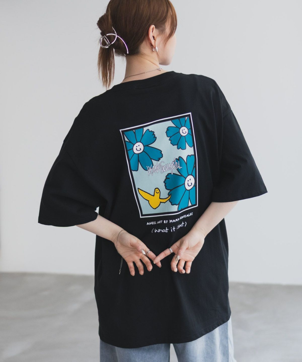  (What it isNt) ART BY MARK GONZALES リラックスフィットTシャツ メンズ ネコポス 対応商品