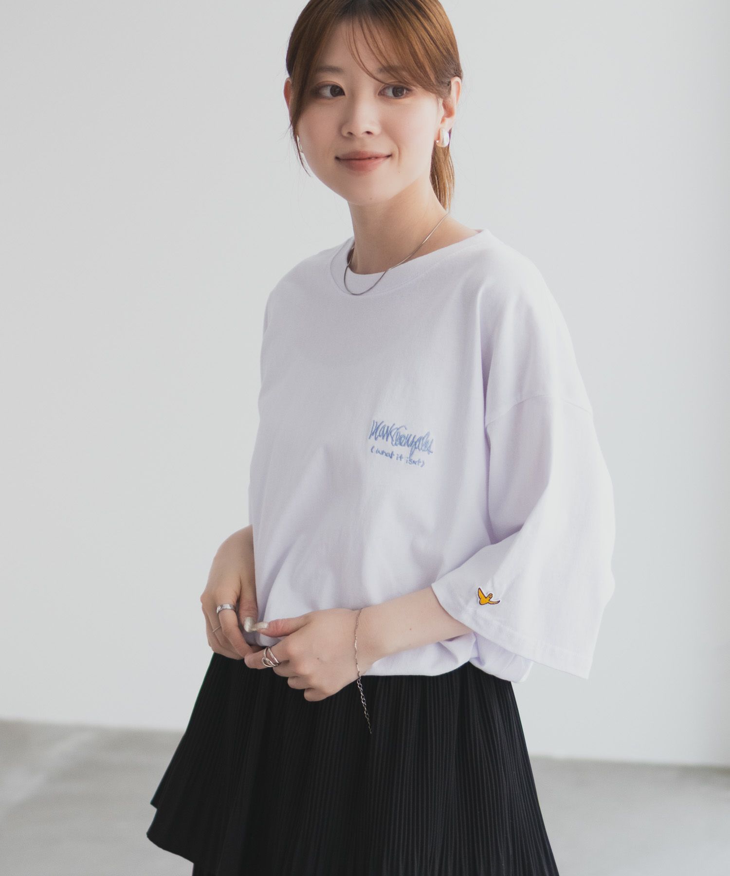  (What it isNt) ART BY MARK GONZALES リラックスフィットTシャツ メンズ ネコポス 対応商品