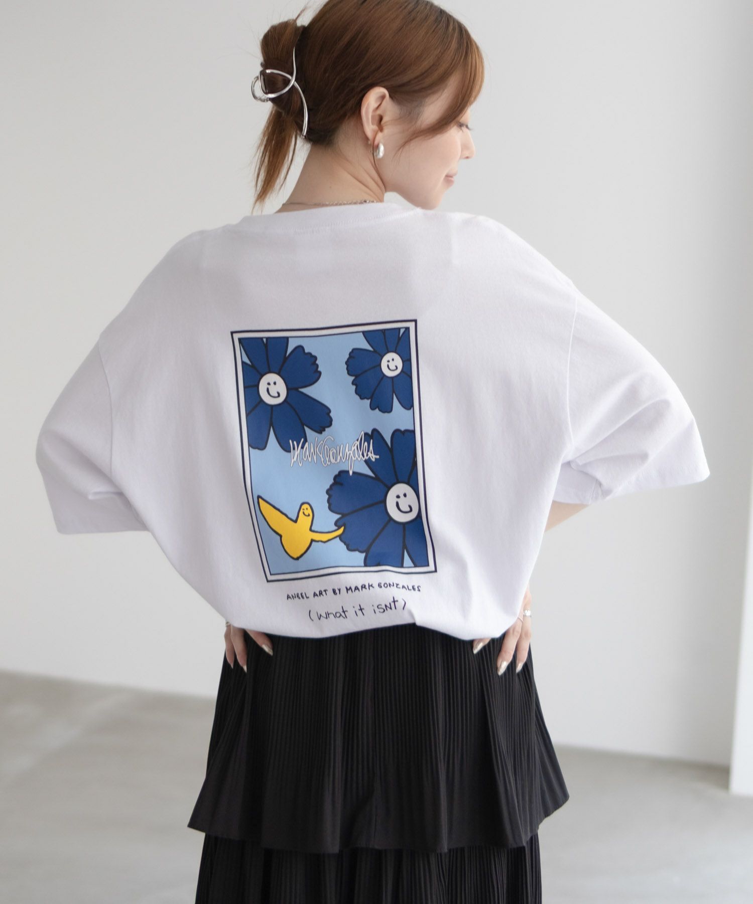 (What it isNt) ART BY MARK GONZALES リラックスフィットTシャツ メンズ メール便 対応商品商品サムネイル-21