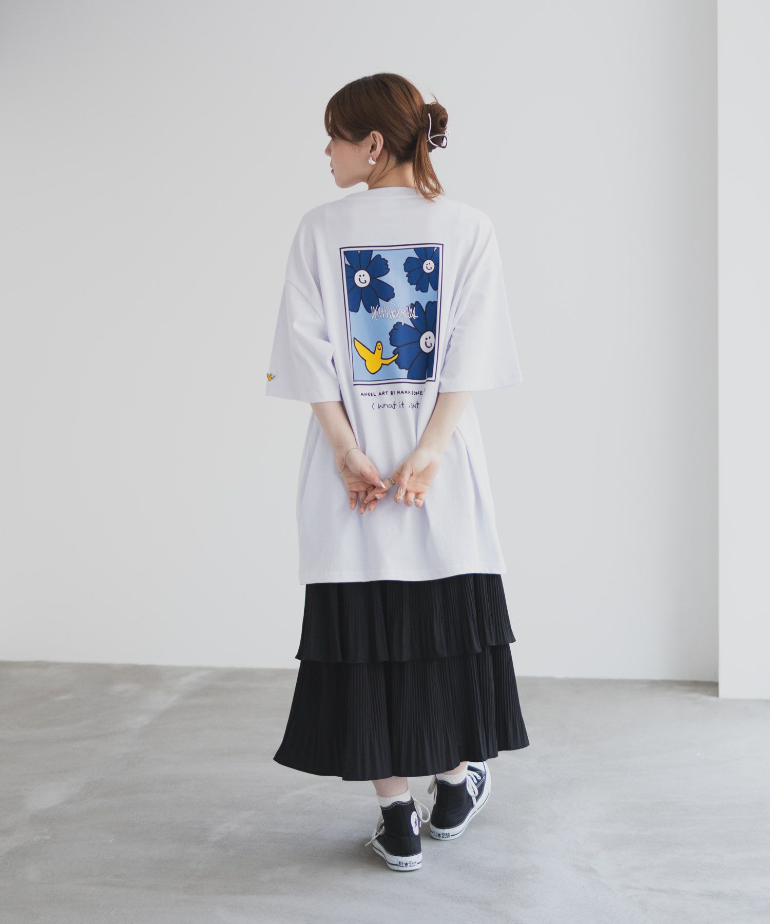  (What it isNt) ART BY MARK GONZALES リラックスフィットTシャツ メンズ ネコポス 対応商品