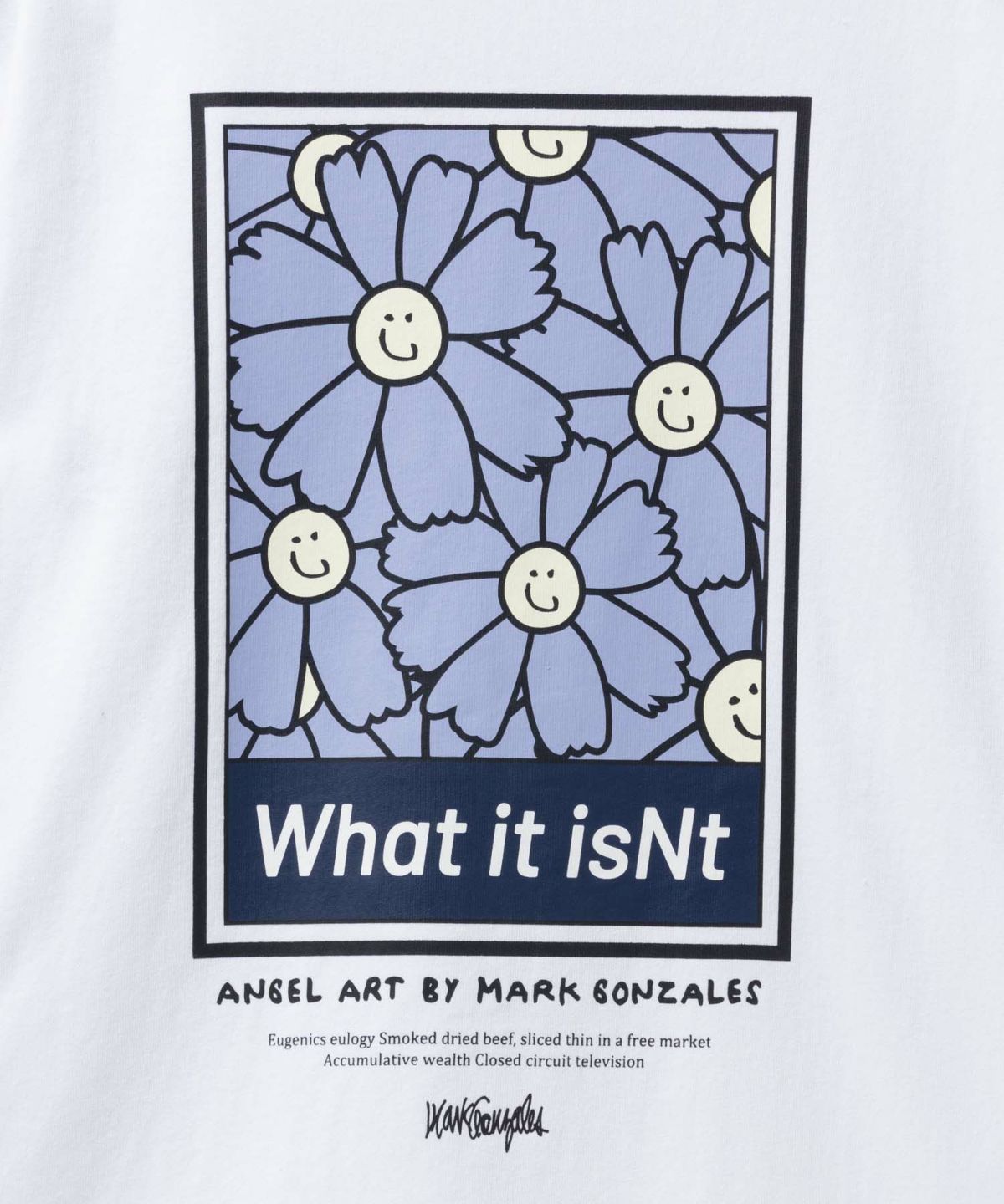 (What it isNt) ART BY MARK GONZALES リラックスフィットTシャツ メンズ ネコポス 対応商品