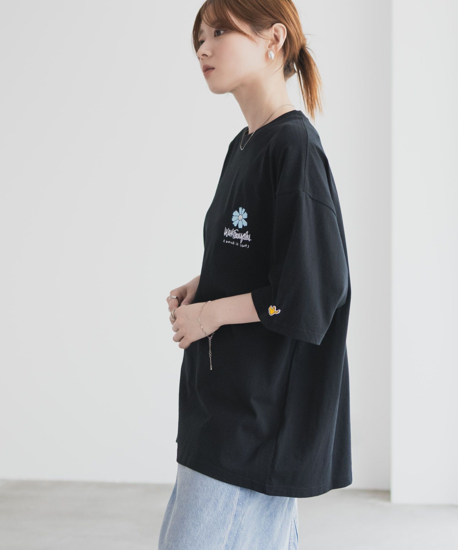 (What it isNt) ART BY MARK GONZALES リラックスフィットTシャツ メンズ ネコポス 対応商品