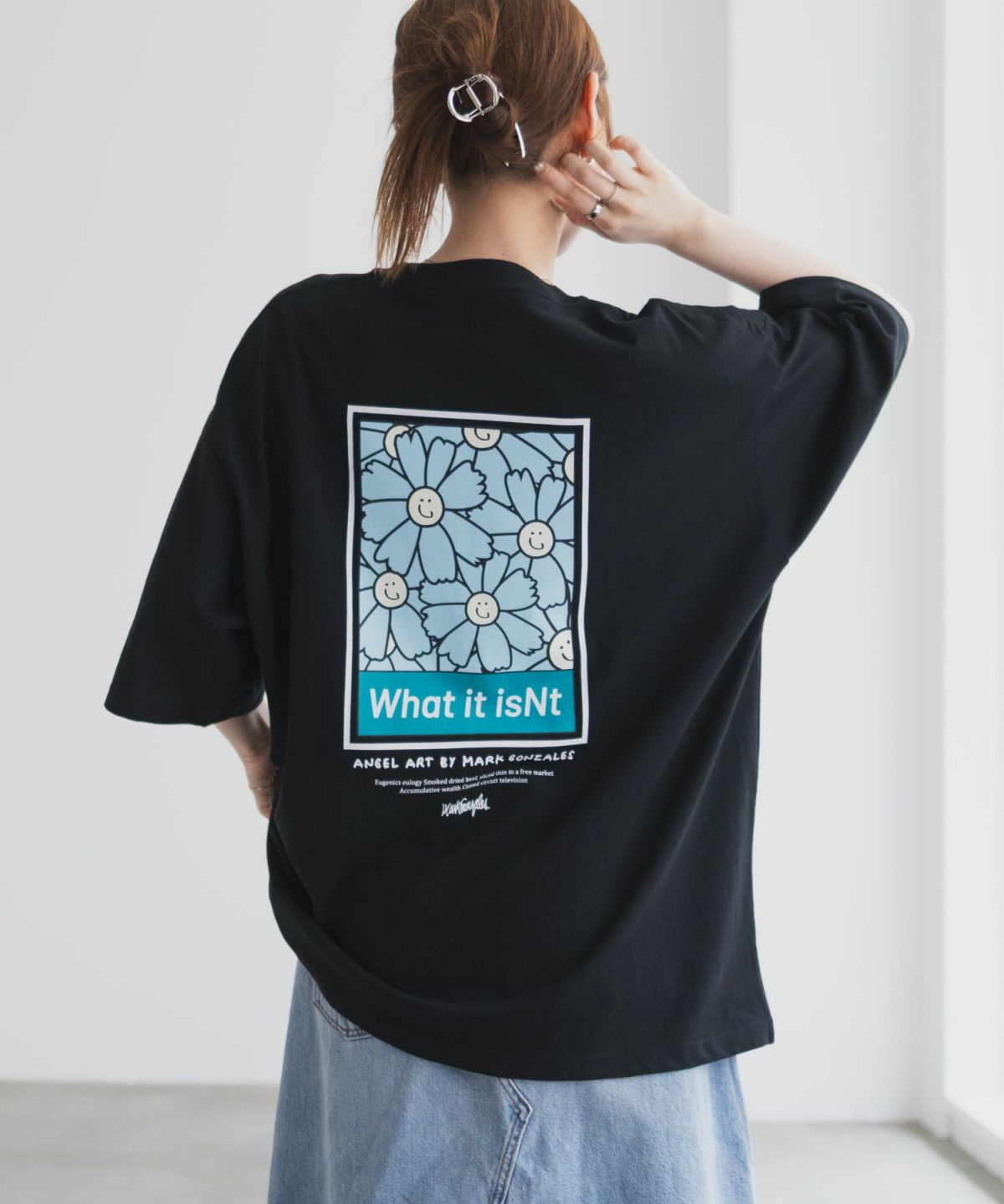 (What it isNt) ART BY MARK GONZALES リラックスフィットTシャツ メンズ ネコポス 対応商品
