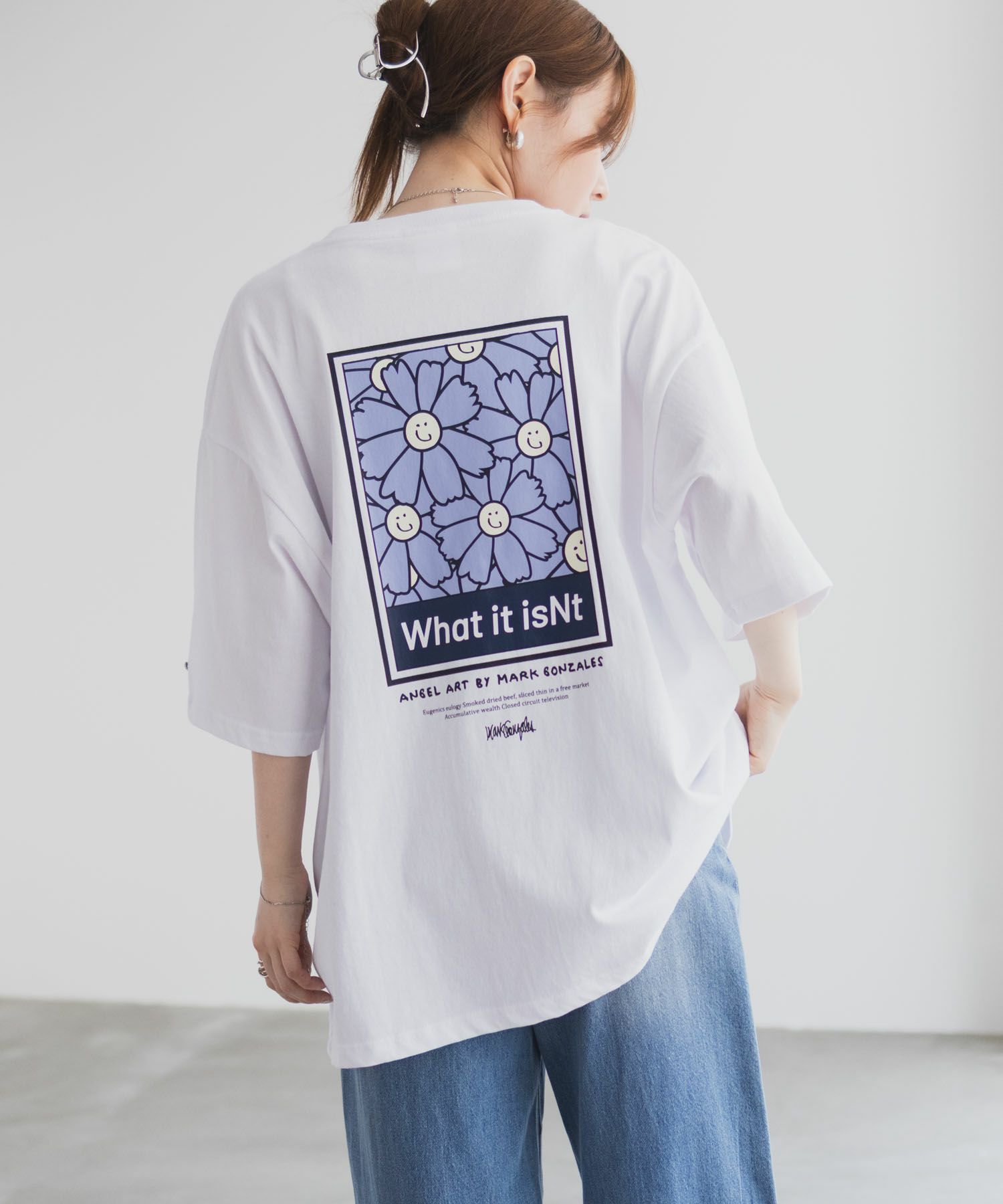 (What it isNt) ART BY MARK GONZALES リラックスフィットTシャツ メンズ メール便 対応商品商品サムネイル-19