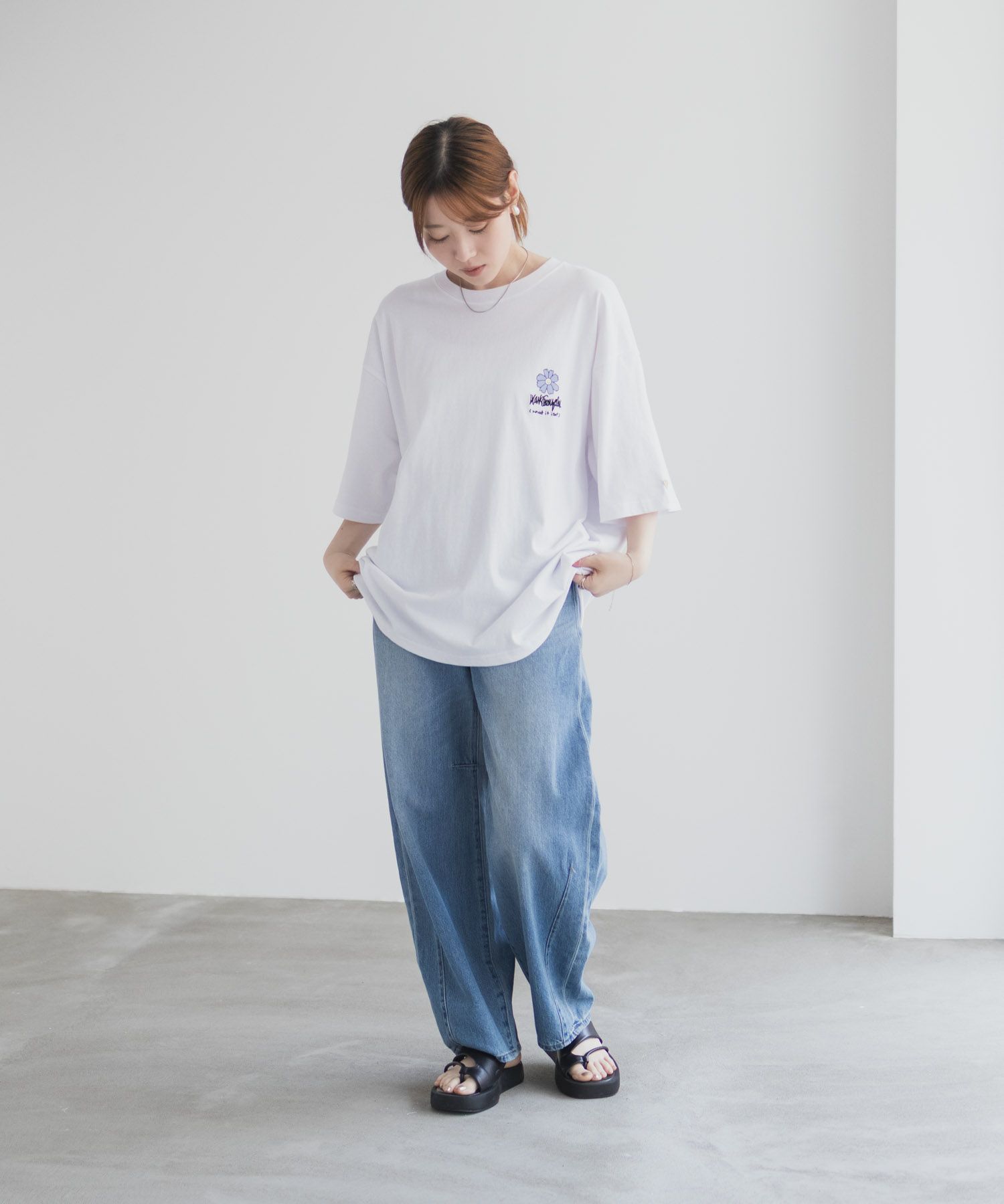 (What it isNt) ART BY MARK GONZALES リラックスフィットTシャツ メンズ ネコポス 対応商品