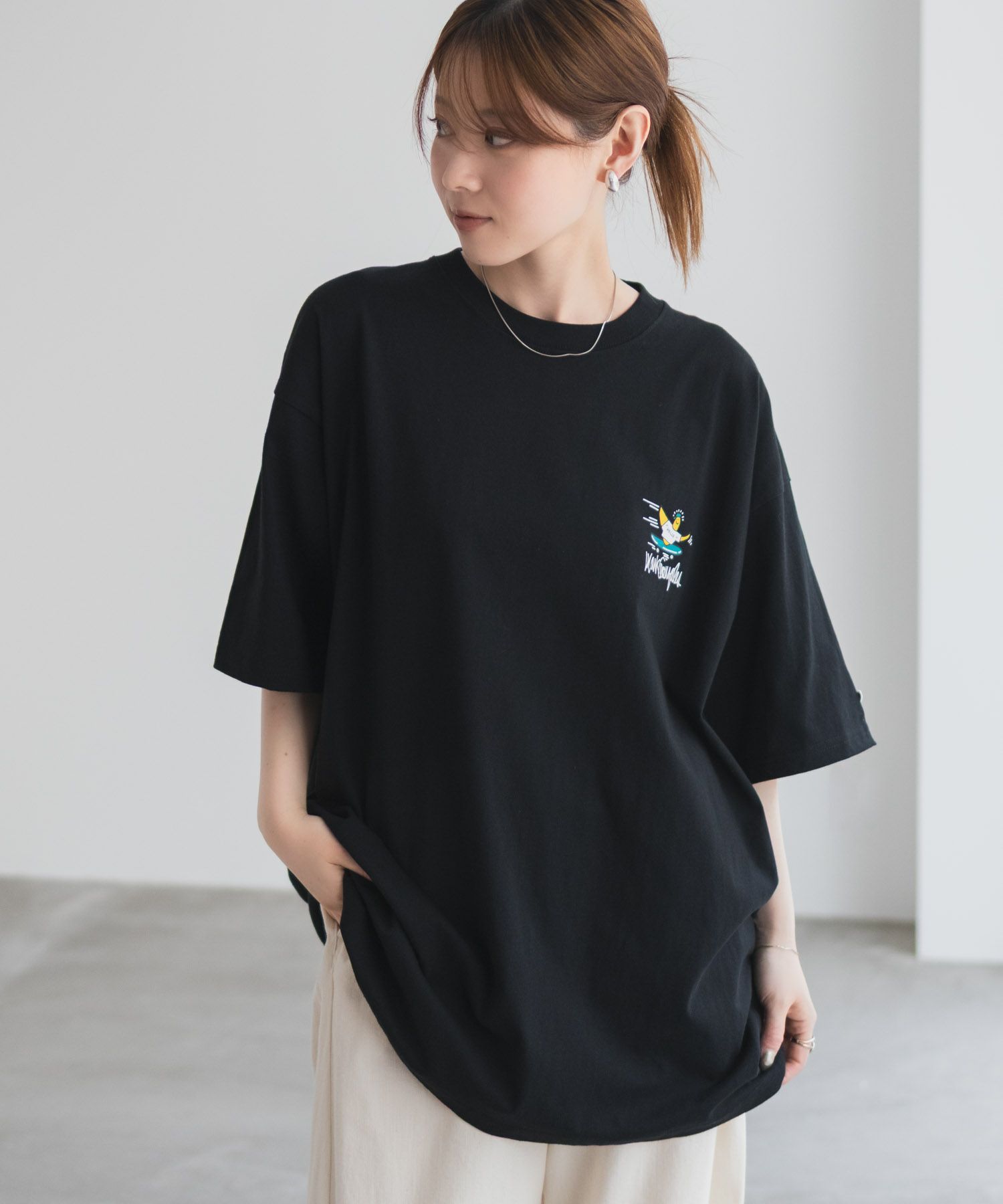 (What it isNt) ART BY MARK GONZALES リラックスフィットTシャツ メンズ ネコポス 対応商品