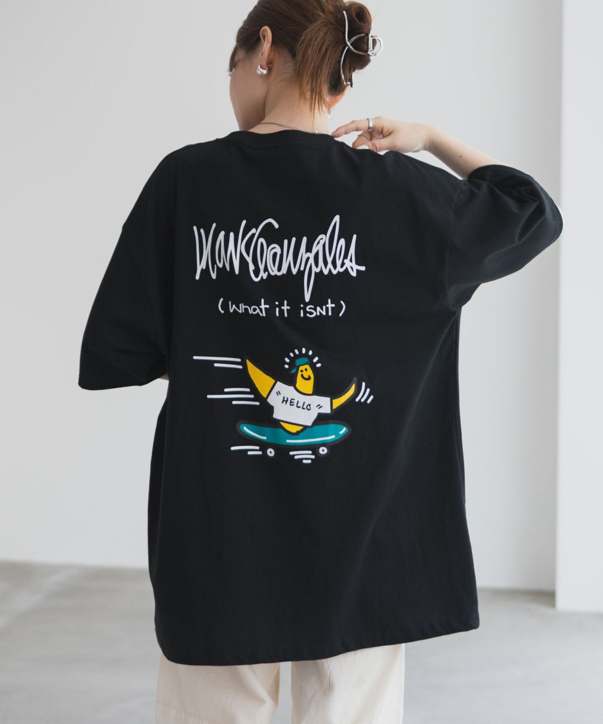 (What it isNt) ART BY MARK GONZALES リラックスフィットTシャツ メンズ ネコポス 対応商品
