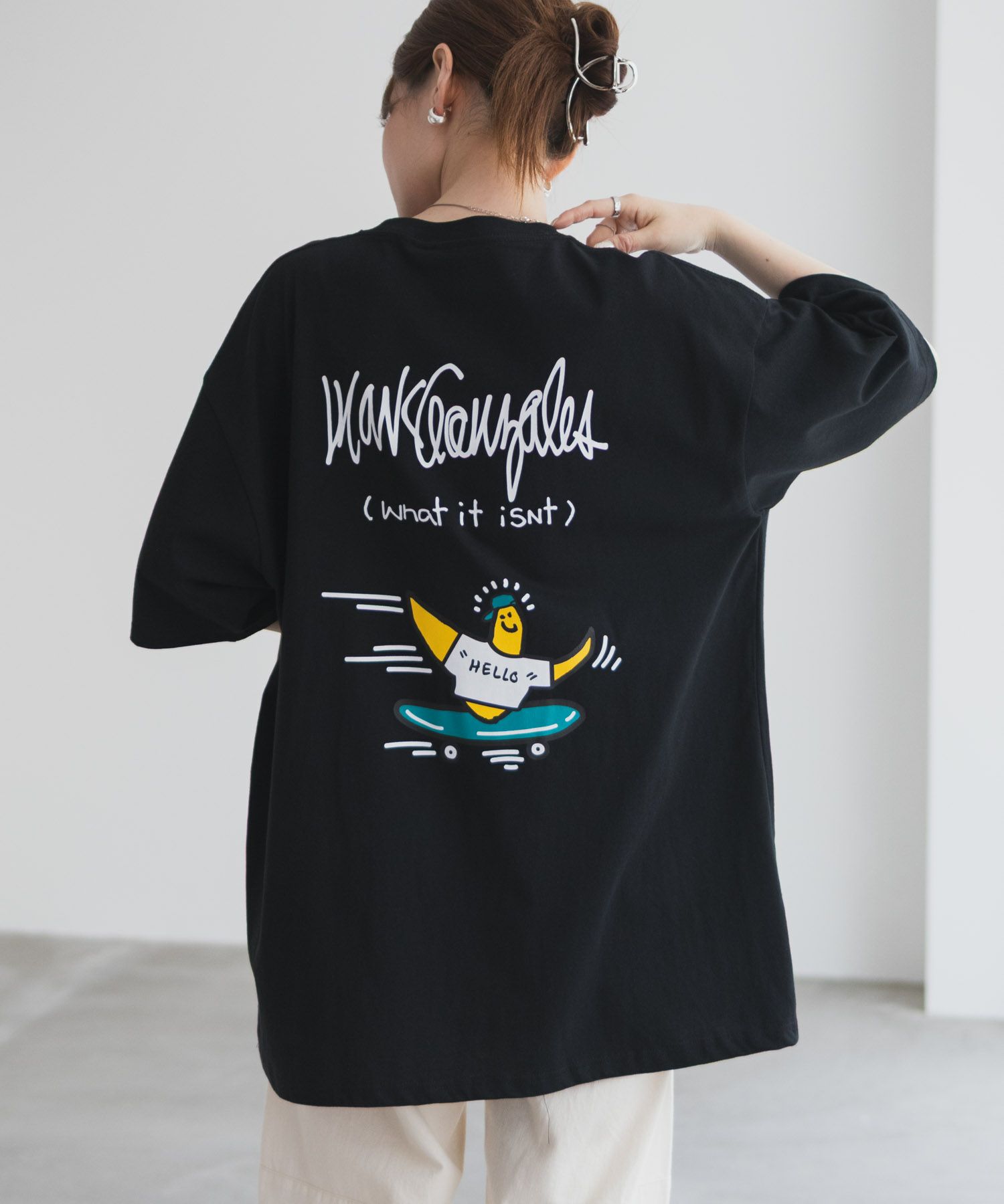 (What it isNt) ART BY MARK GONZALES リラックスフィットTシャツ メンズ ネコポス 対応商品